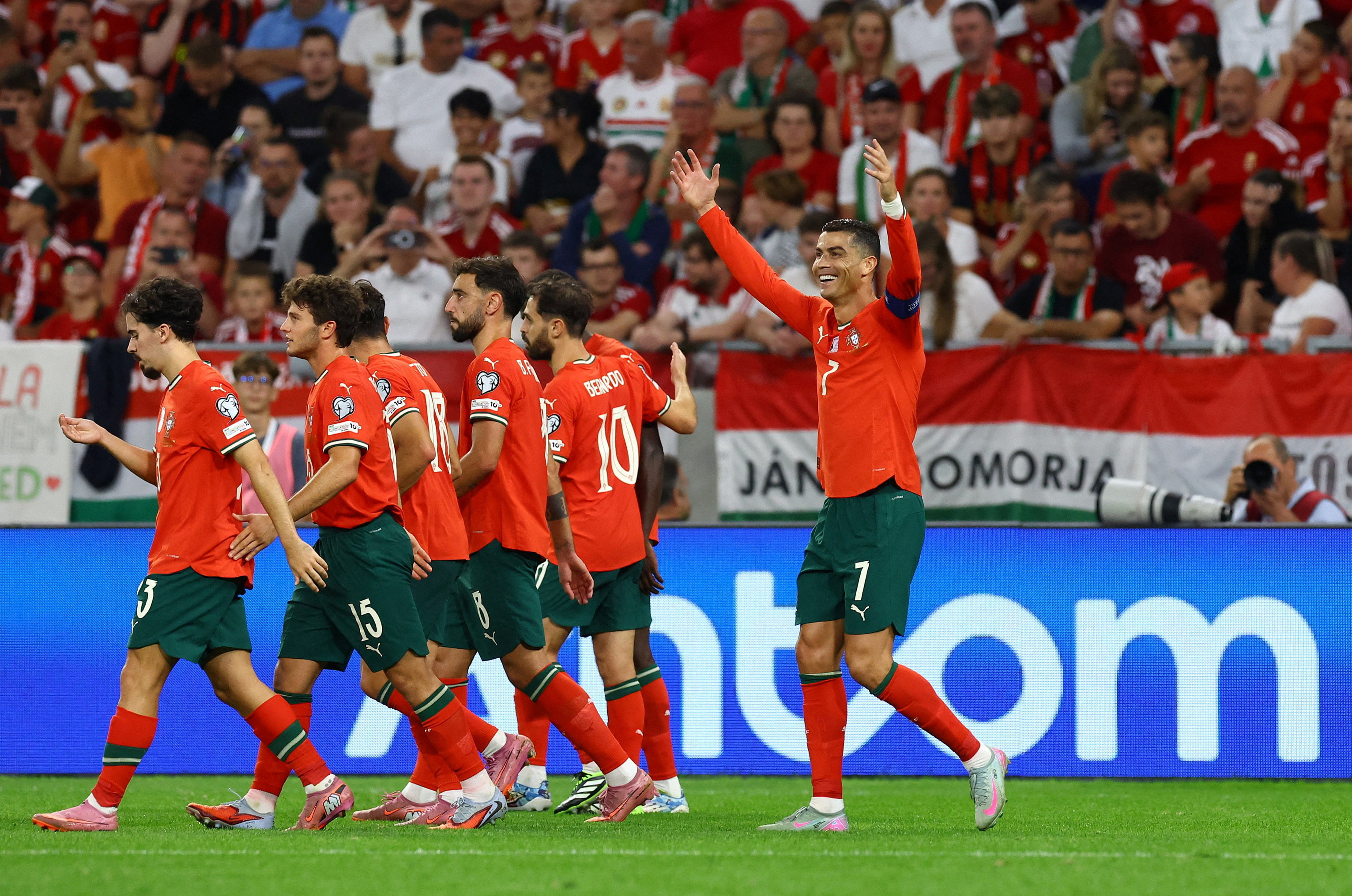 Cristiano Ronaldo en Hongrie