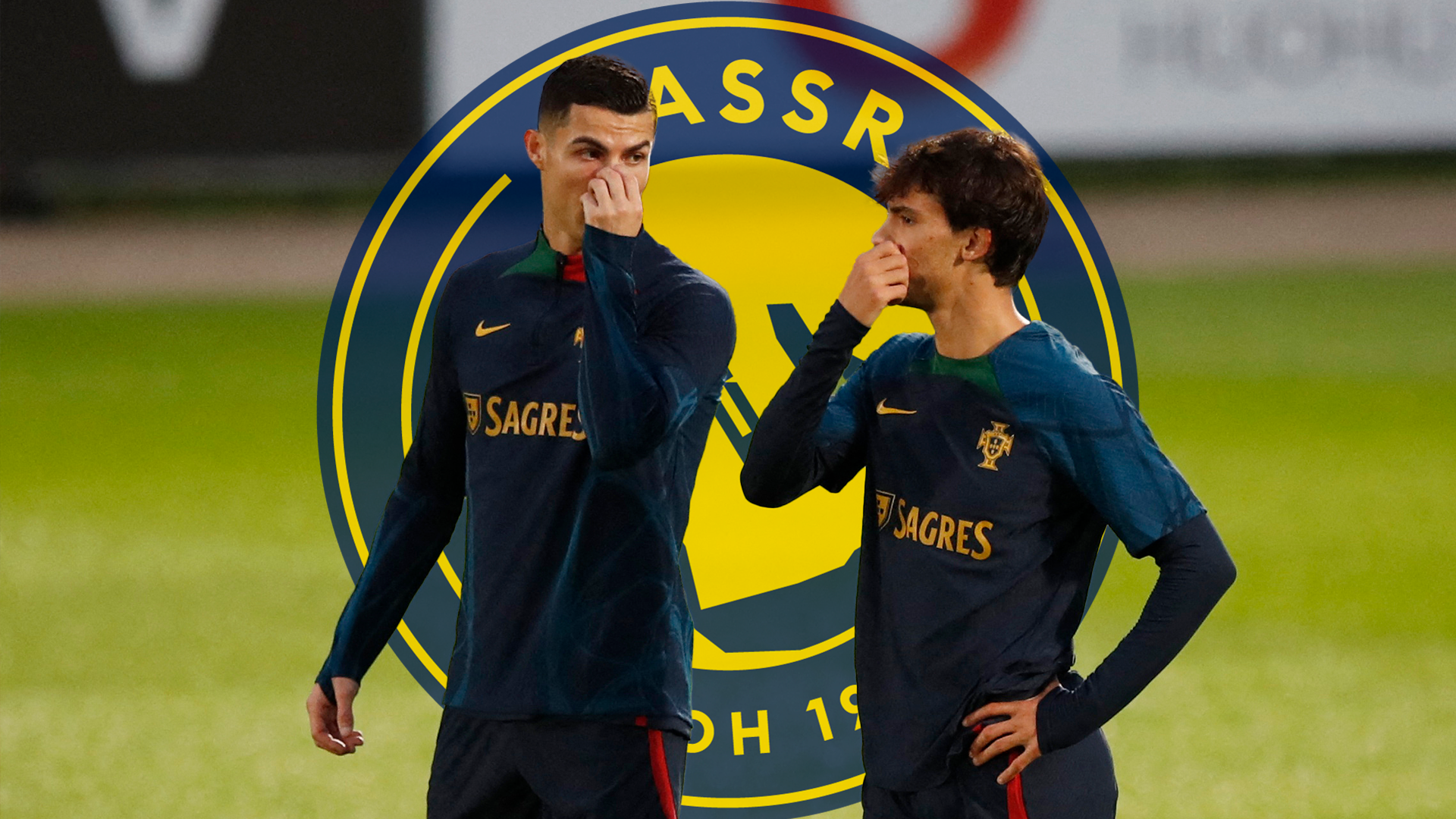 Cristiano Ronaldo y Joao Felix