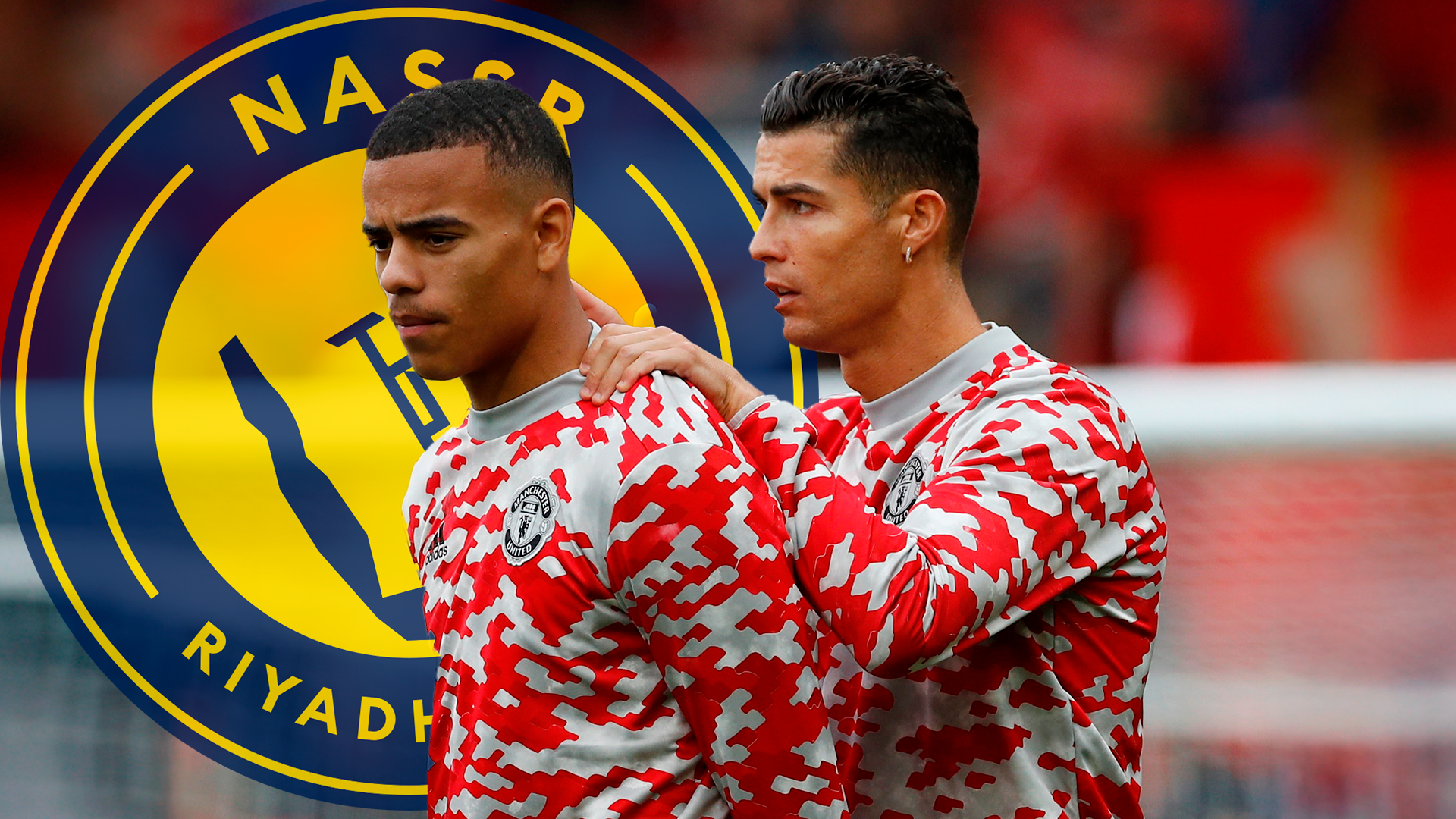 Cristiano Ronaldo y Mason Greenwood