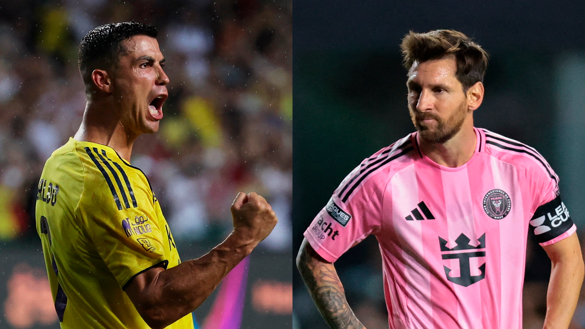 Cristiano Ronaldo. y Lionel Messi