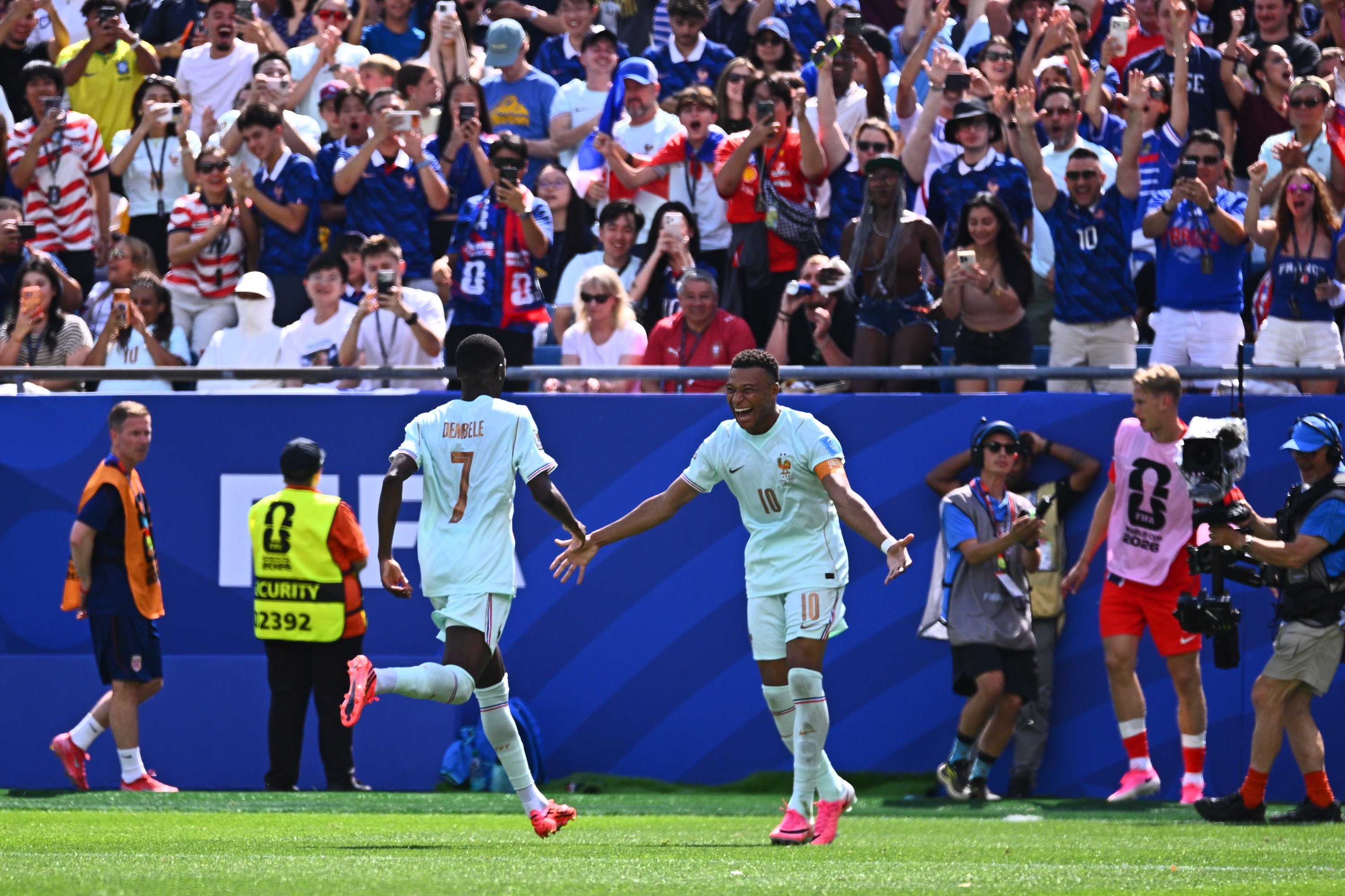 Dembélé et Mbappé
