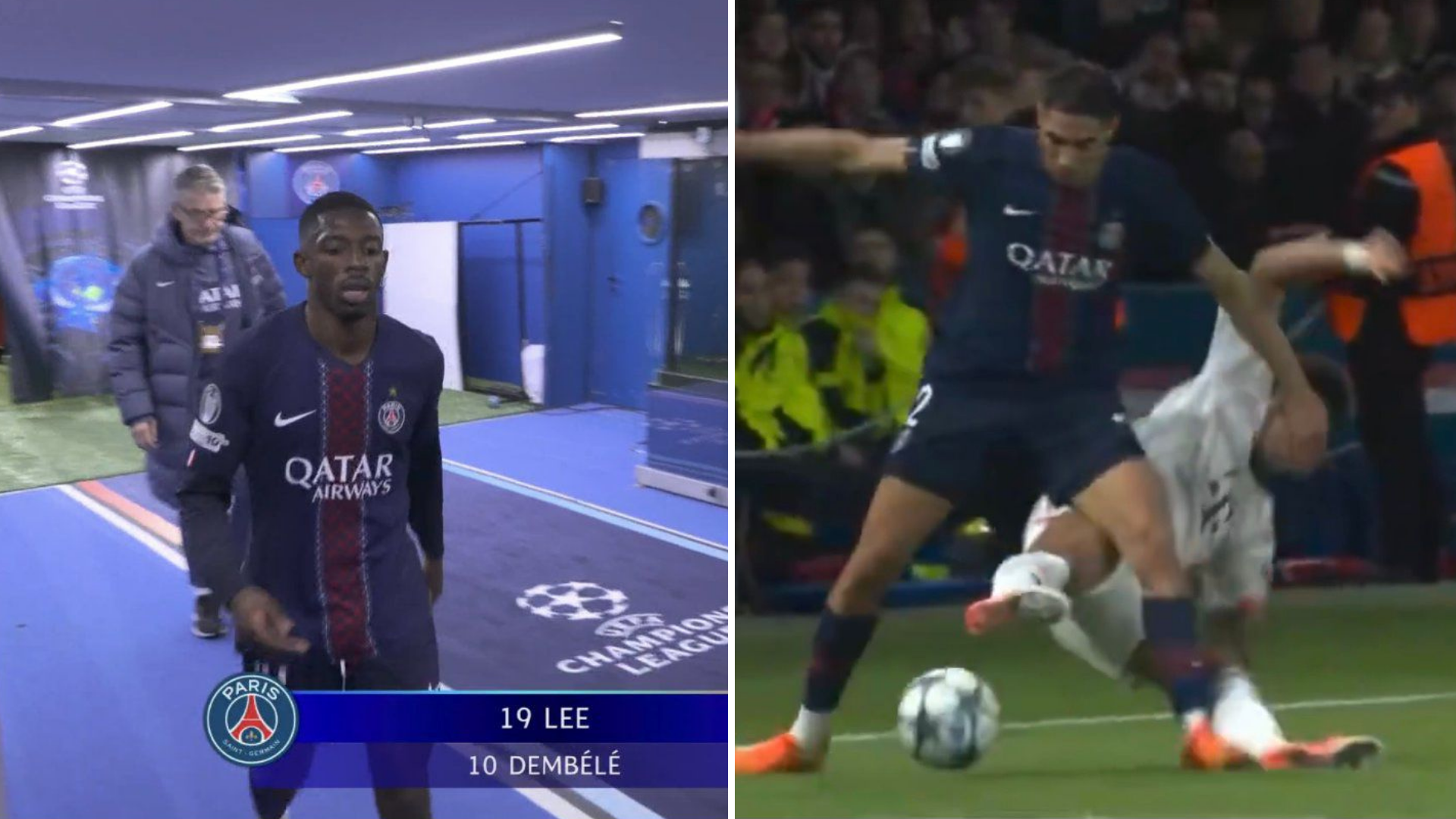 Dembélé y Hakimi