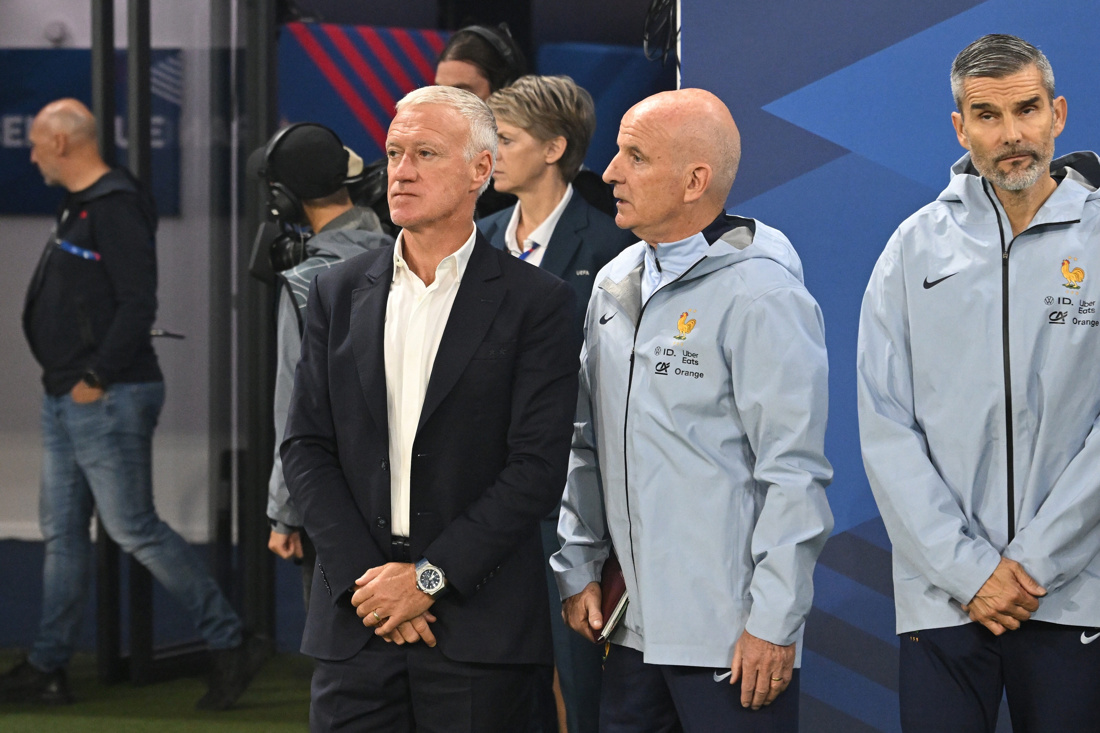 Didier Deschamps avant France-Belgique