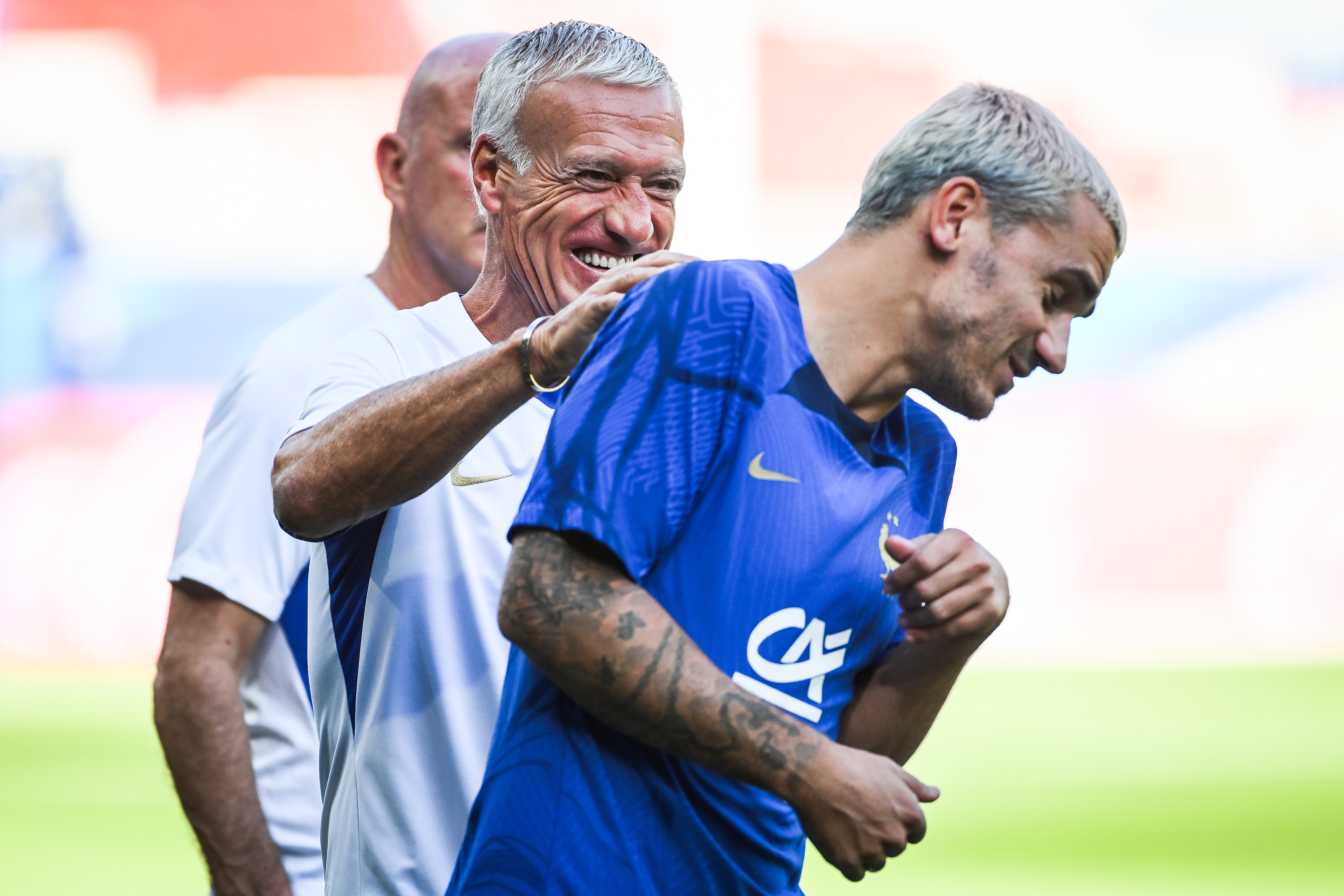 Didier Deschamps et Antoine Griezmann