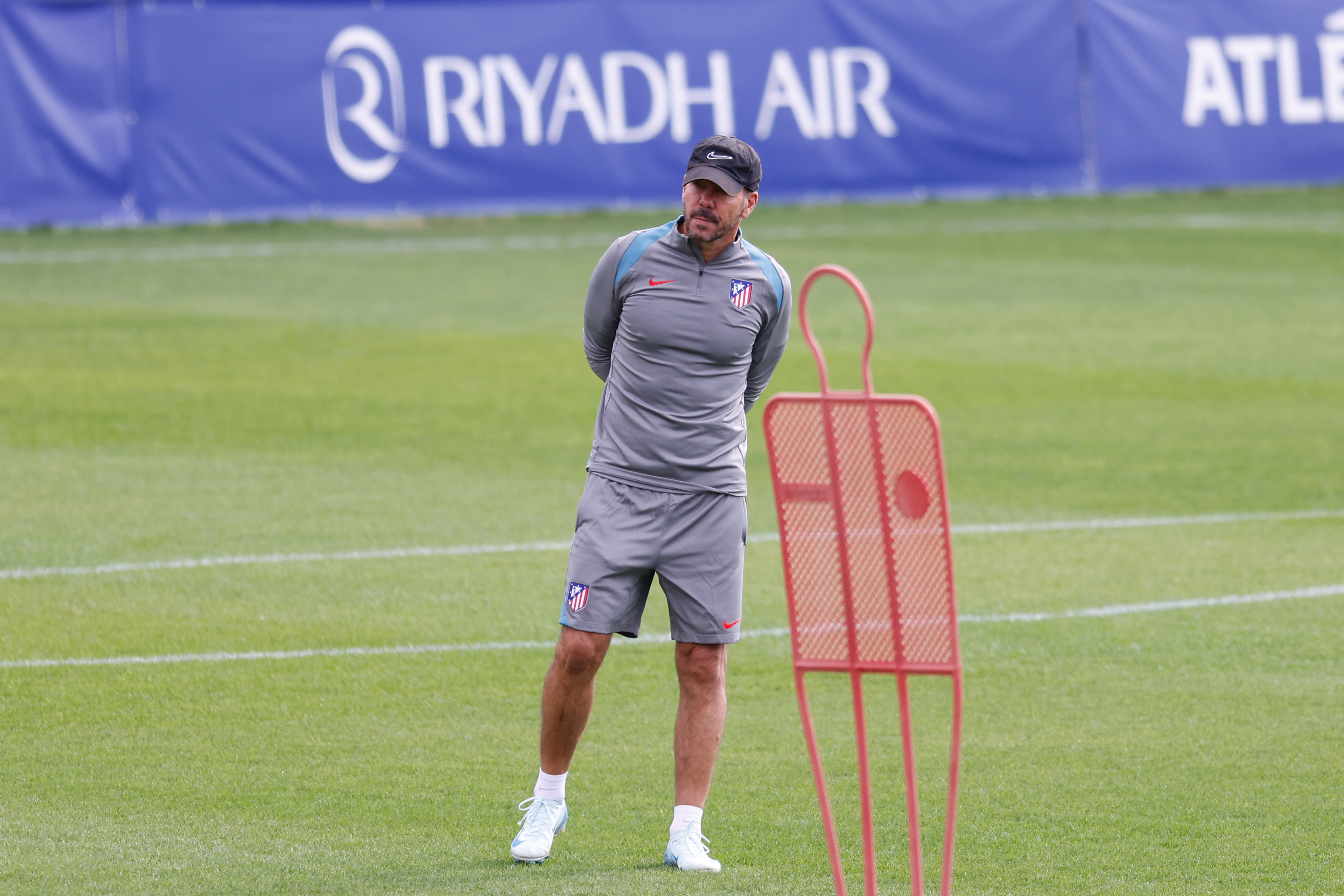 Diego Simeone à l'entraînement