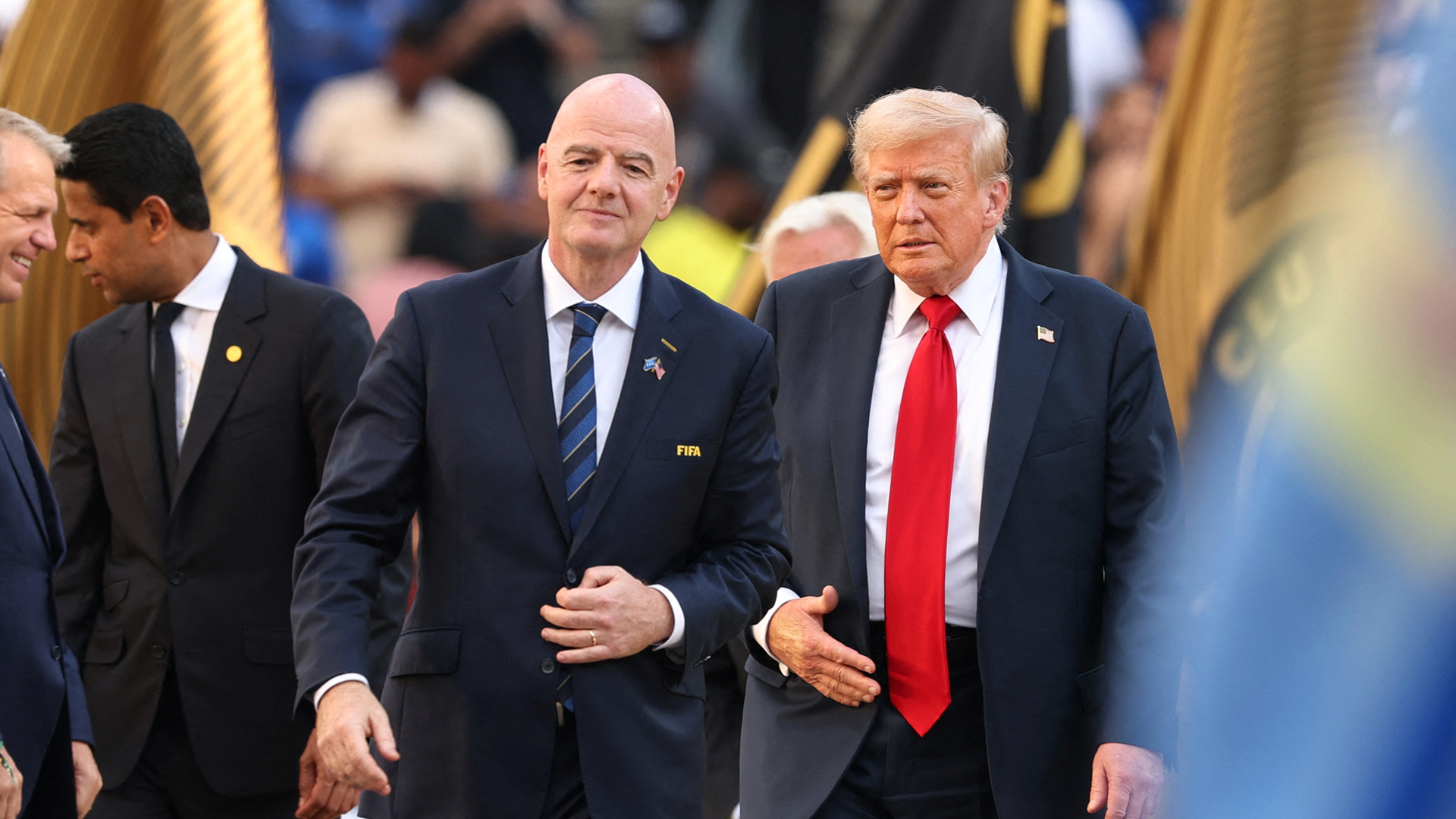 Donald Trump y Giani Infantino