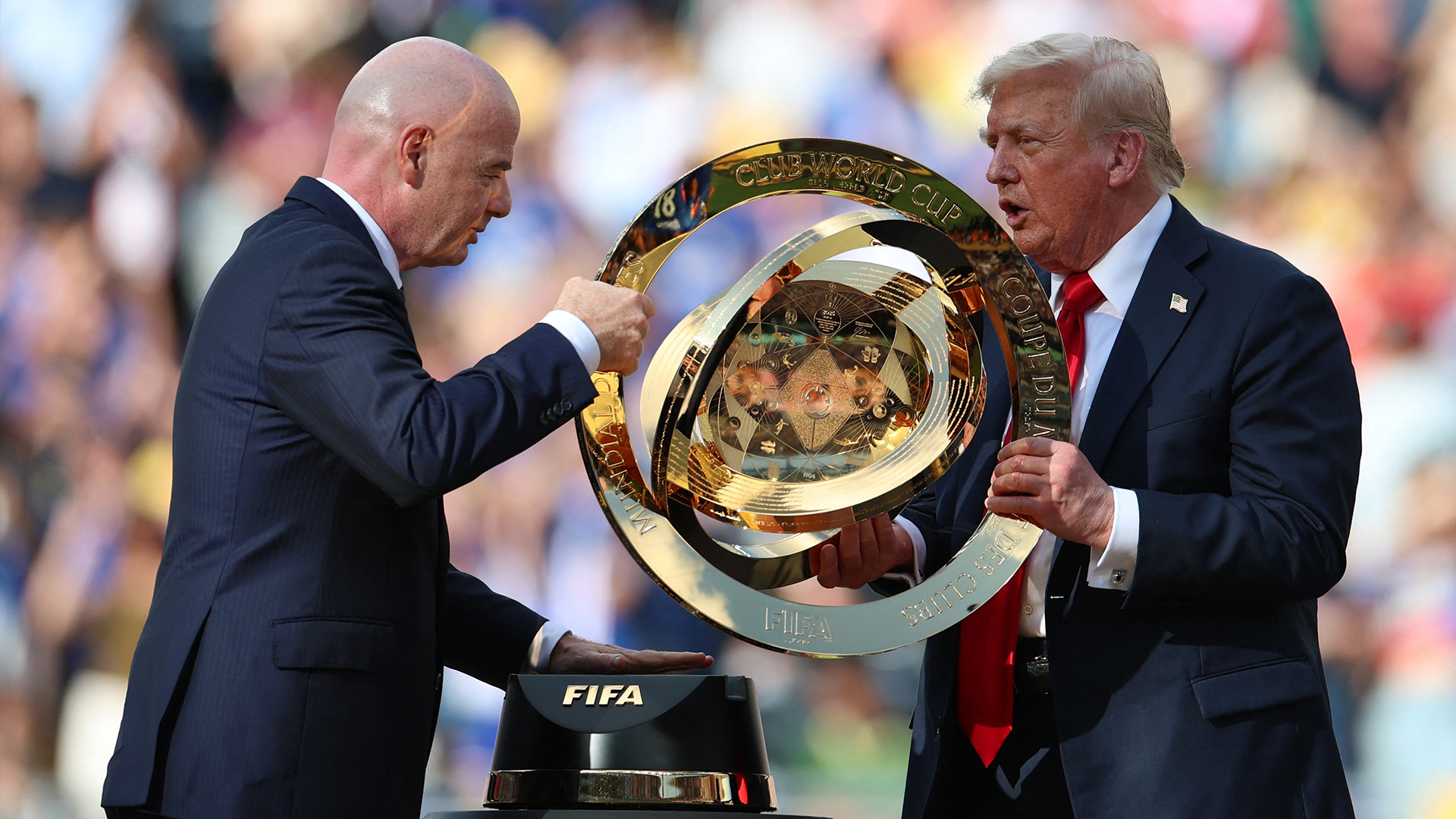 Donald Trump y Gianni Infantino