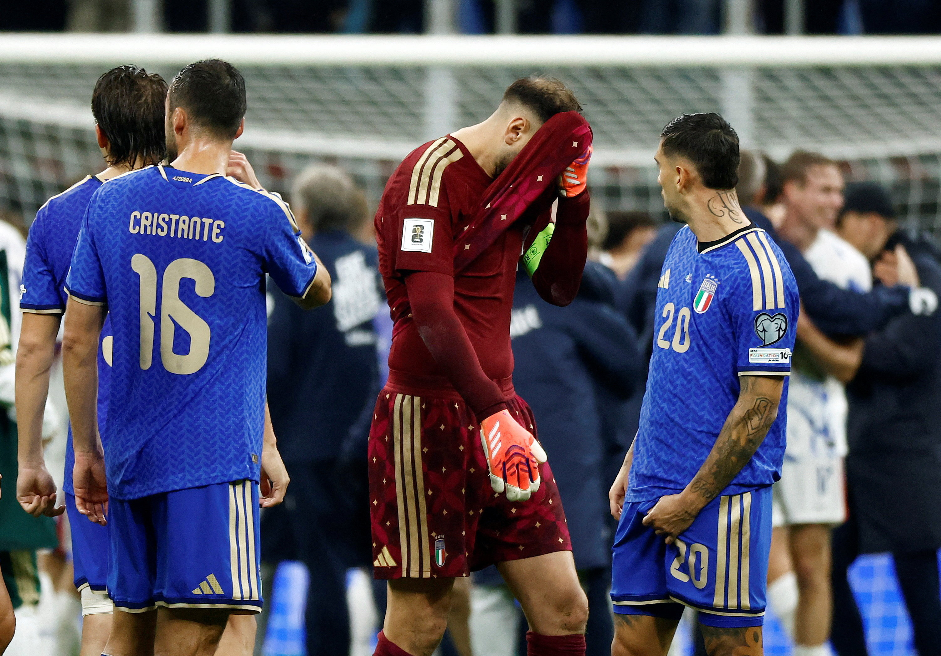 Donnarumma désabusé maillot