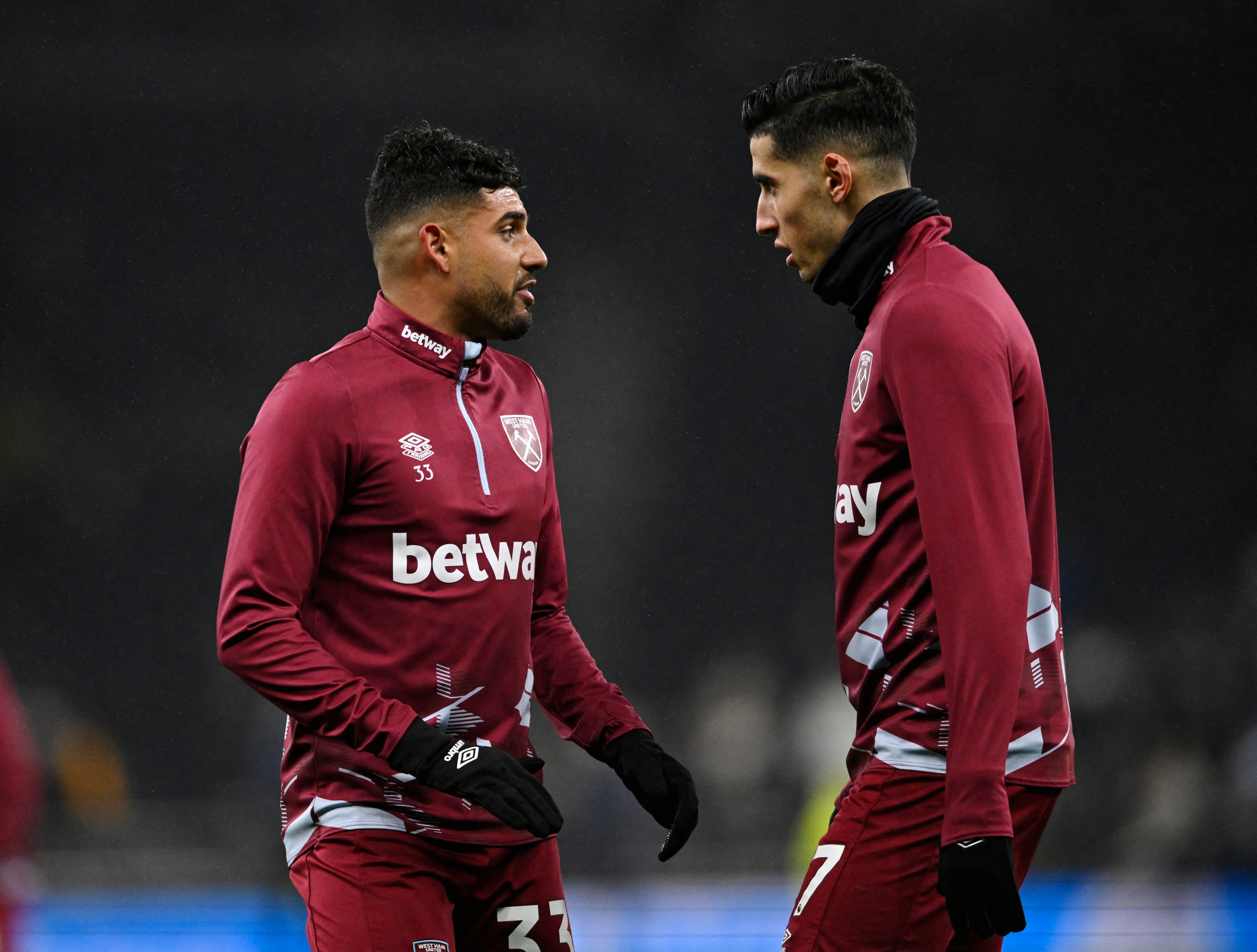 Emerson Palmieri et Nayef Aguerd