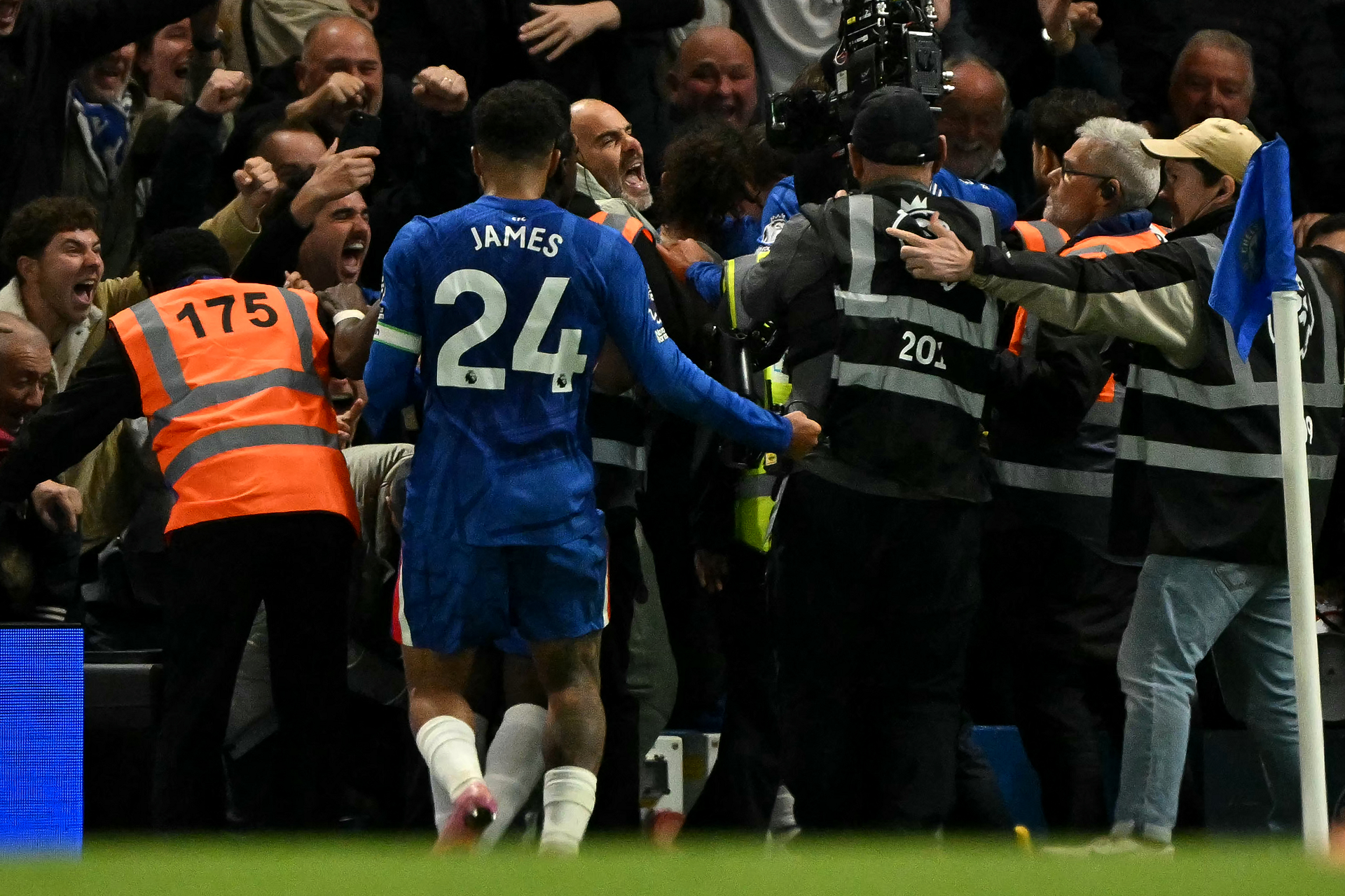 Enzo Maresca celebration