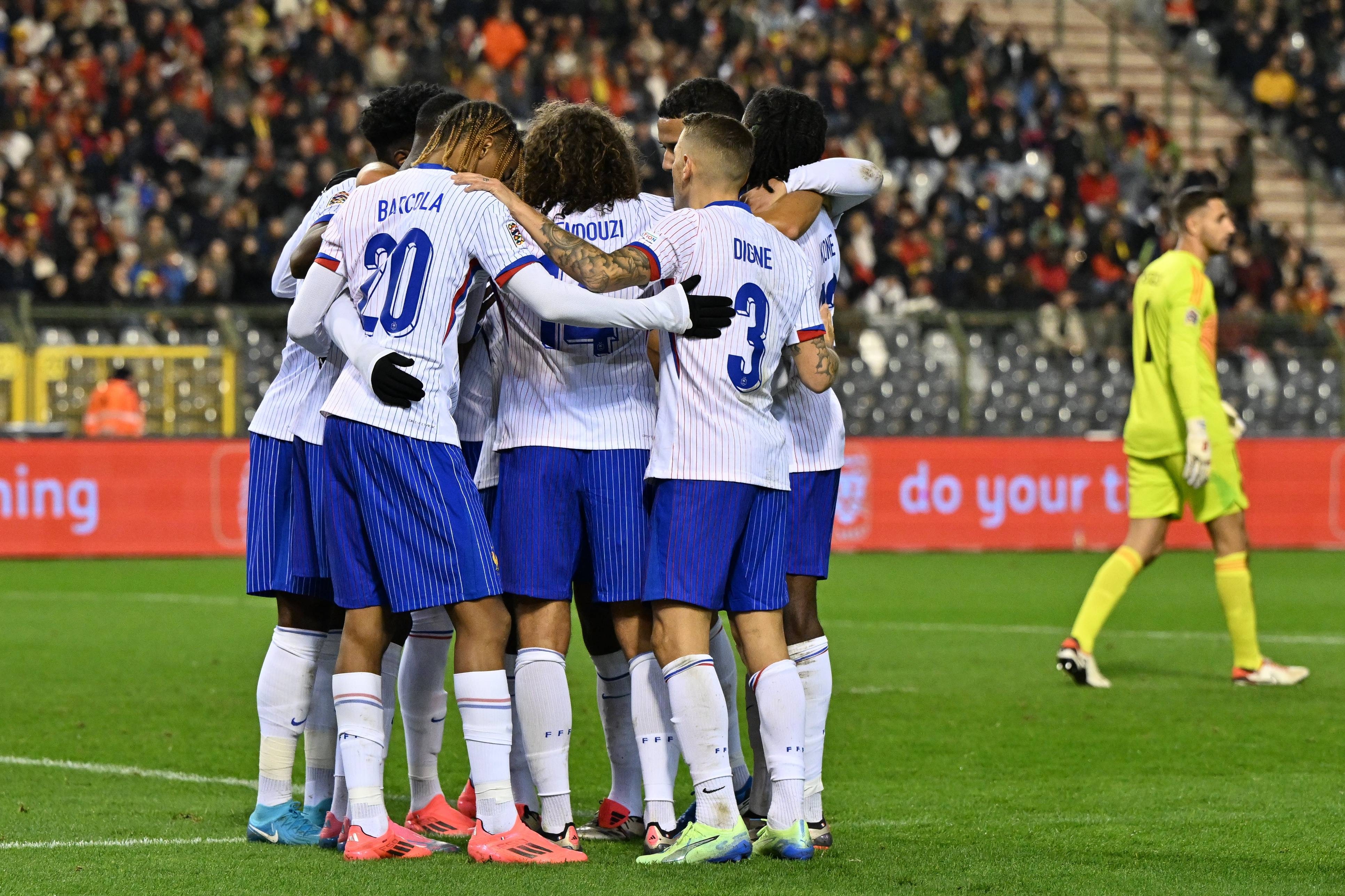 Equipe de France en Belgique