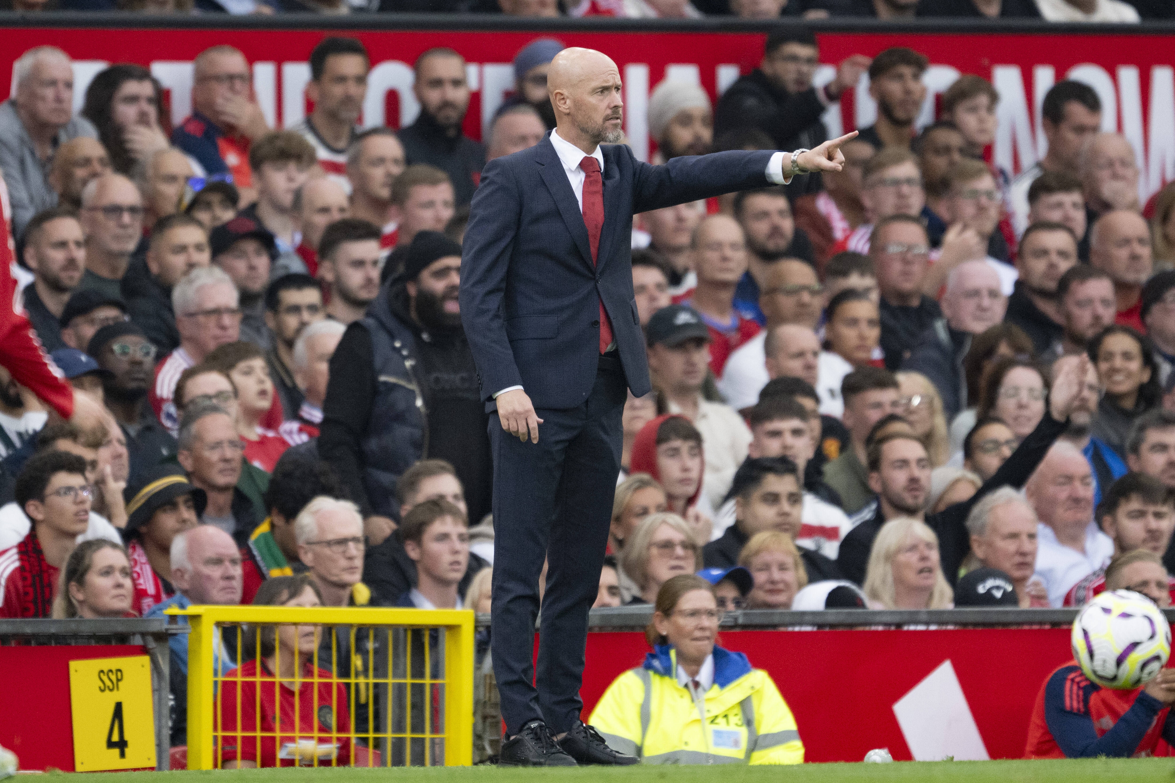 Erik Ten Hag contre Liverpool