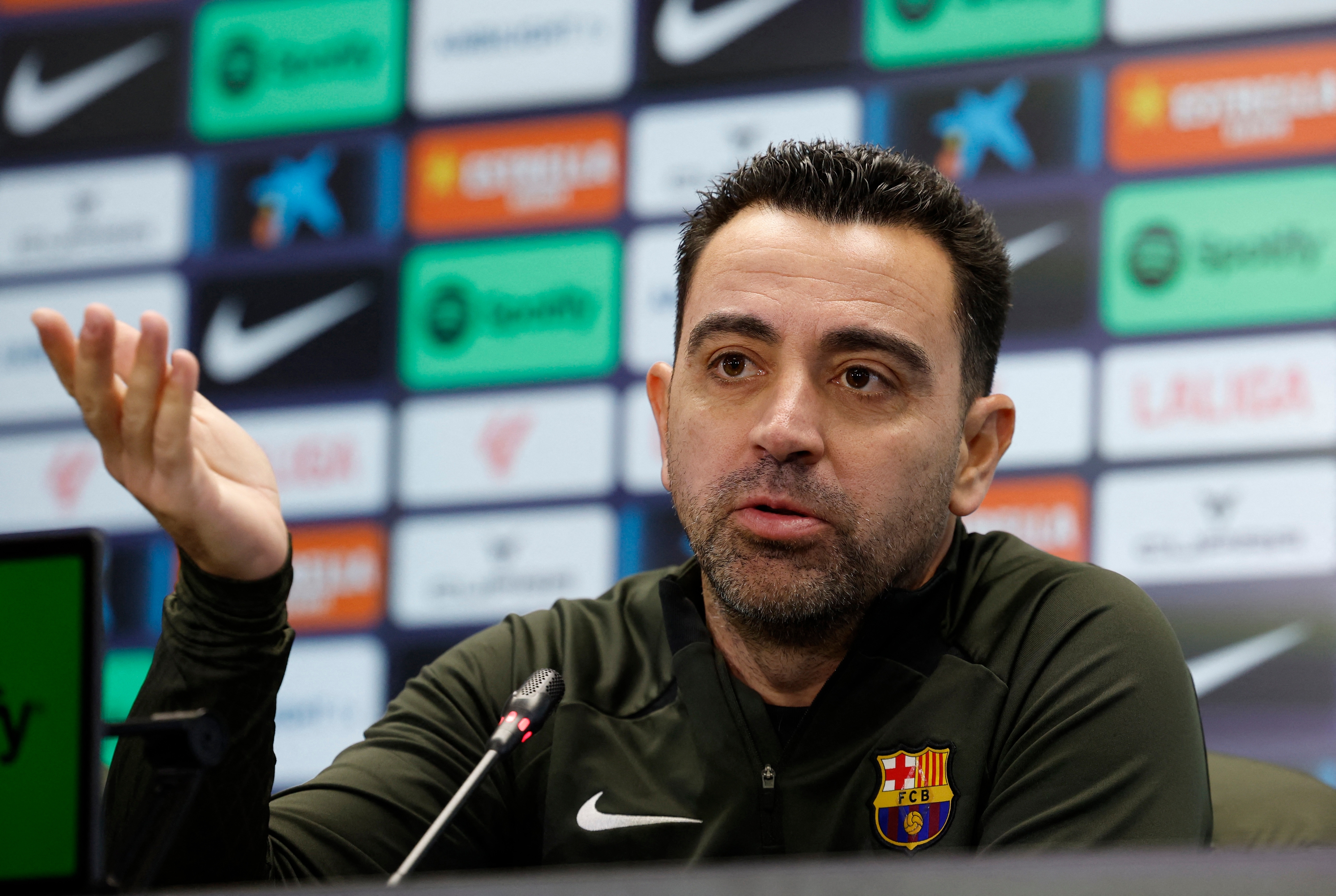 FC Barcelona coach Xavi