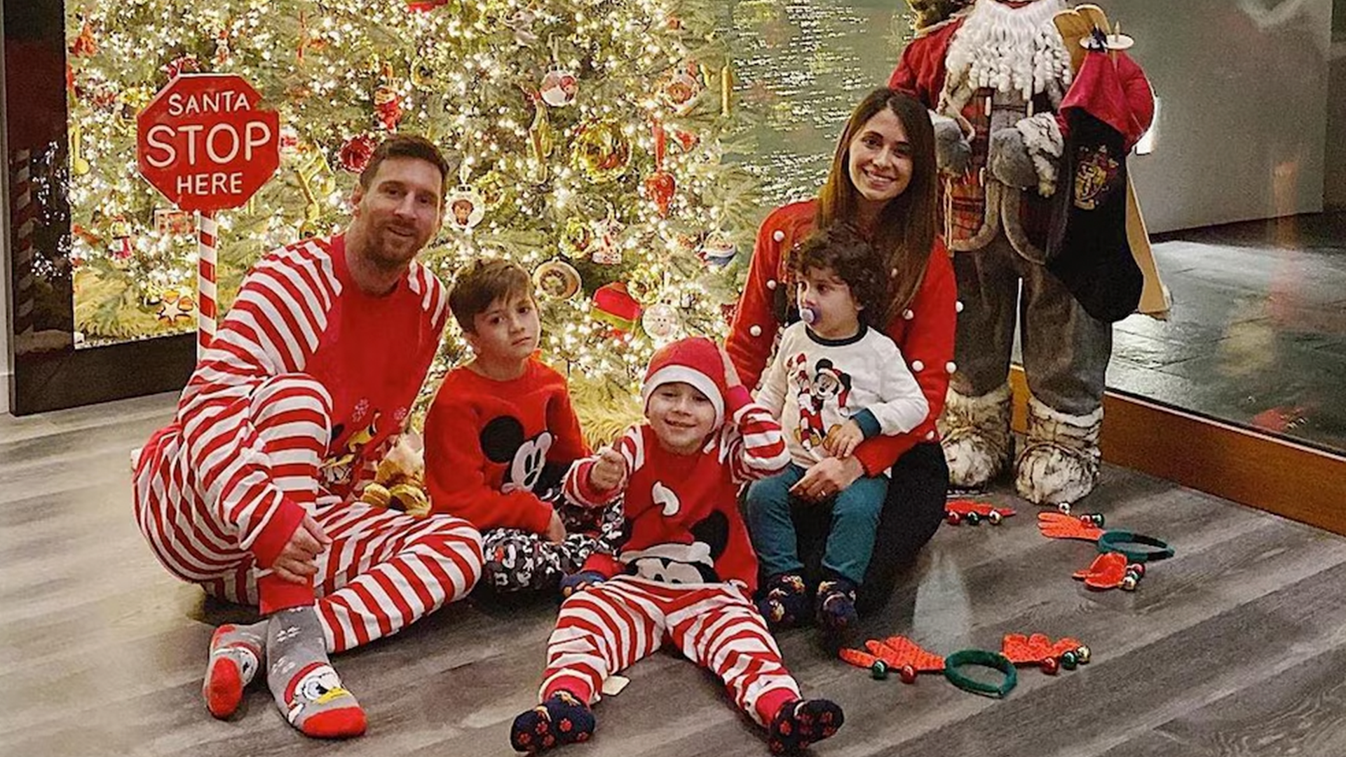 Familia Messi Navidad