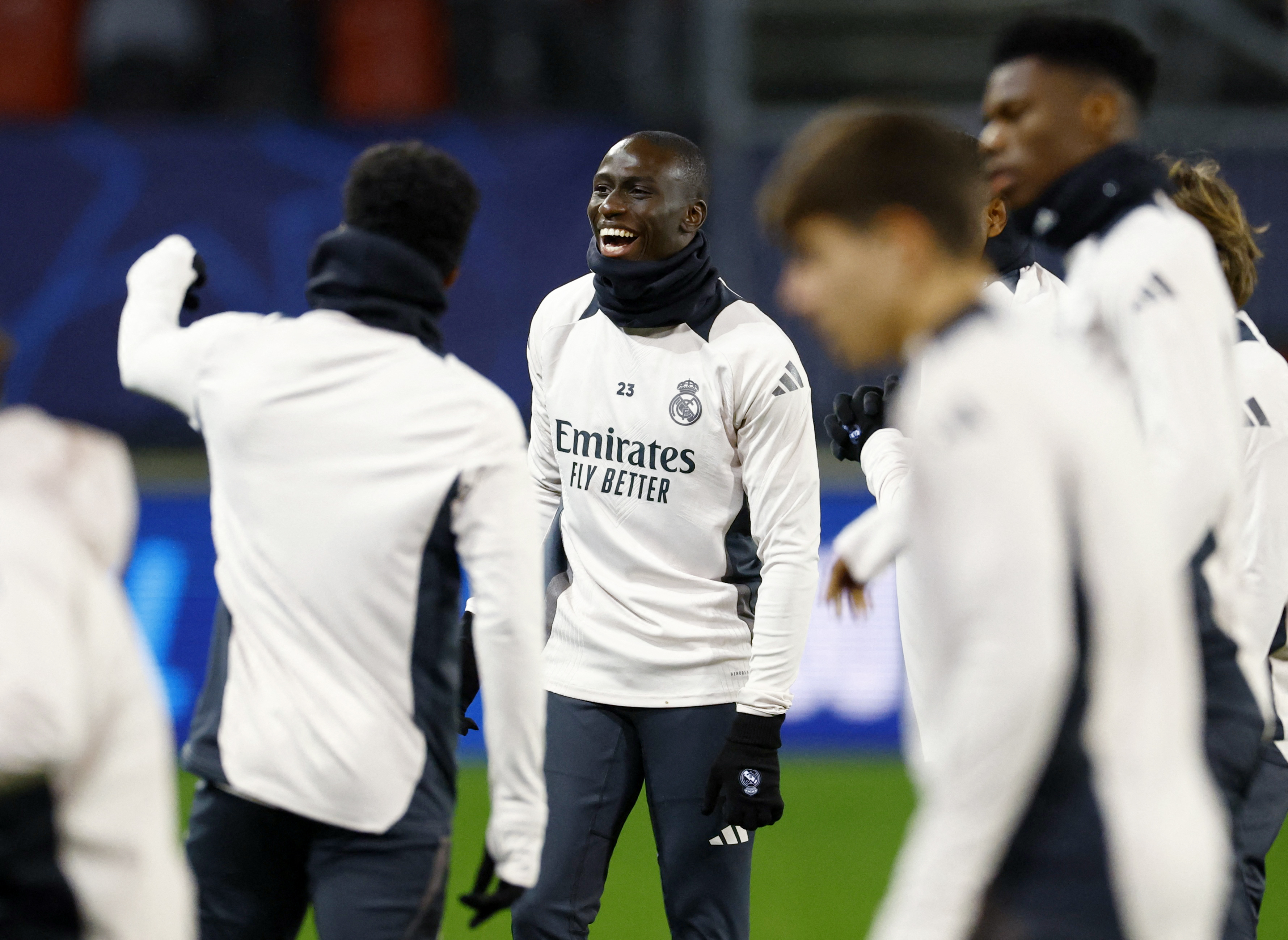 Ferland Mendy entraînement