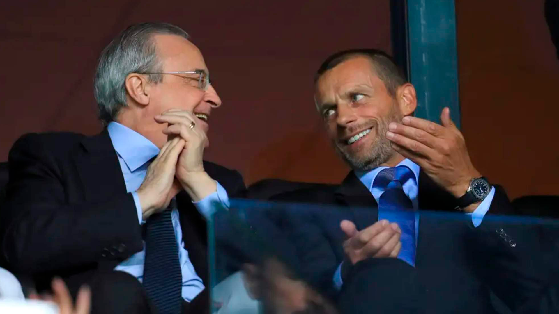 Florentino Pérez y Aleksander Ceferin