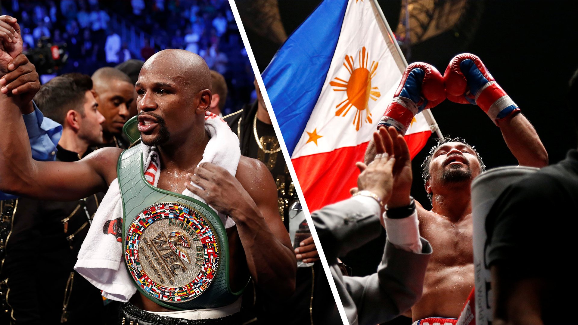 Floyd Mayweather and Manny Pacquiao