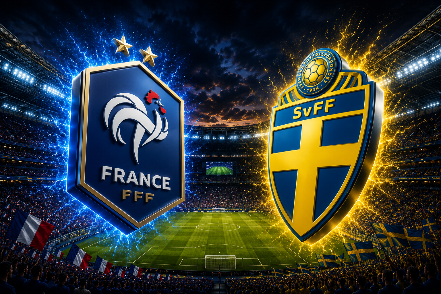 Francia vs Suecia