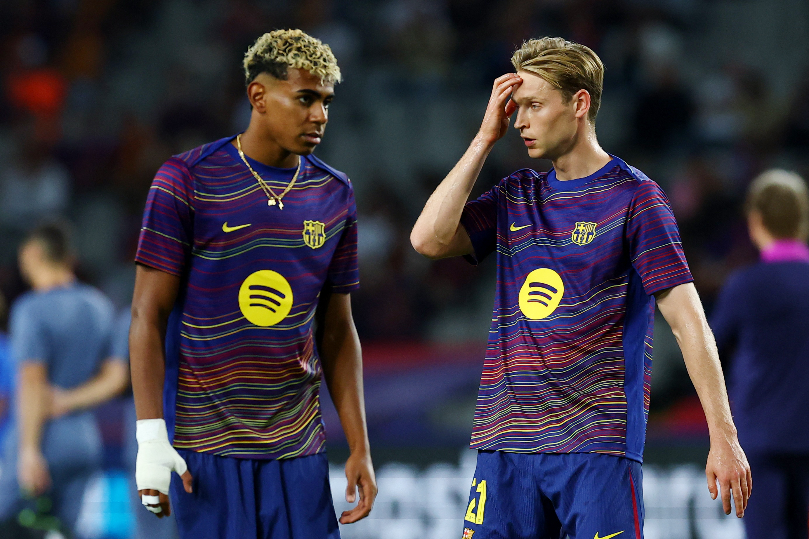 Frenkie de Jong et Yamal