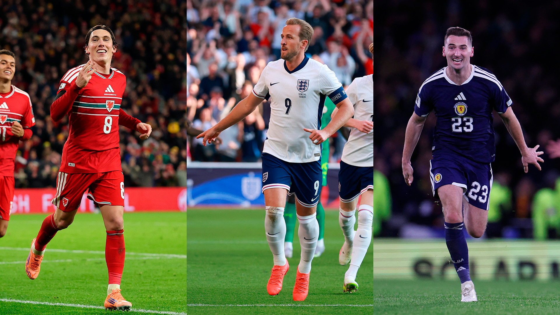 Gales, Inglaterra y Escocia