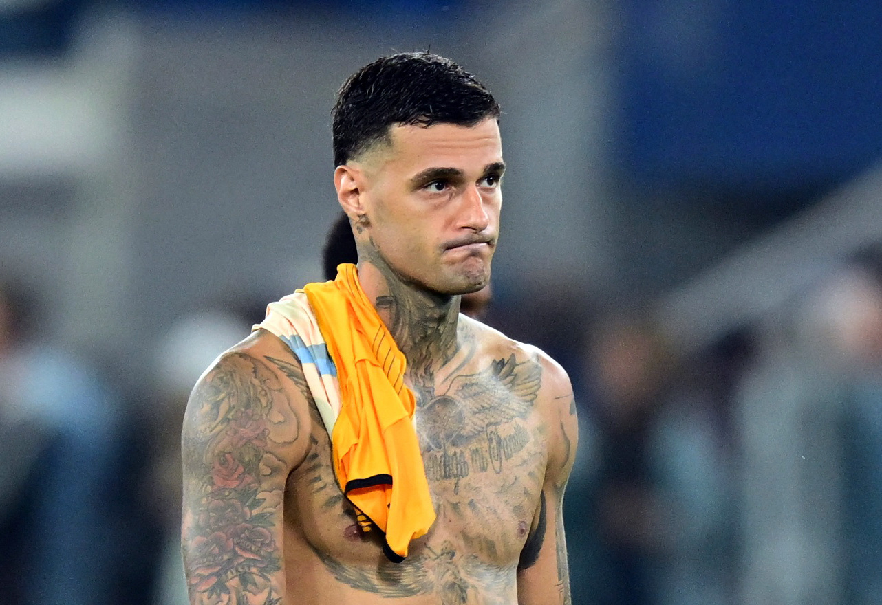 Gianluca Scamacca dépité