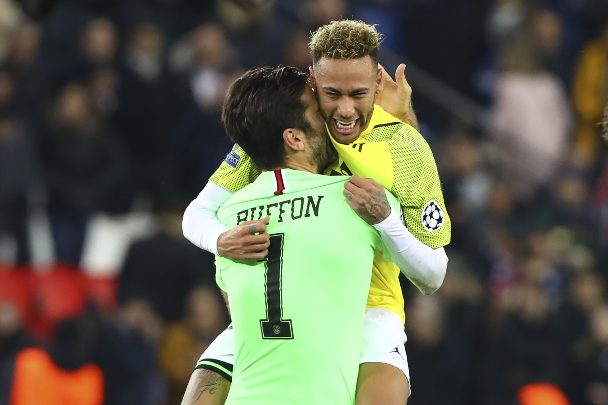 Gianluigi Buffon et Neymar