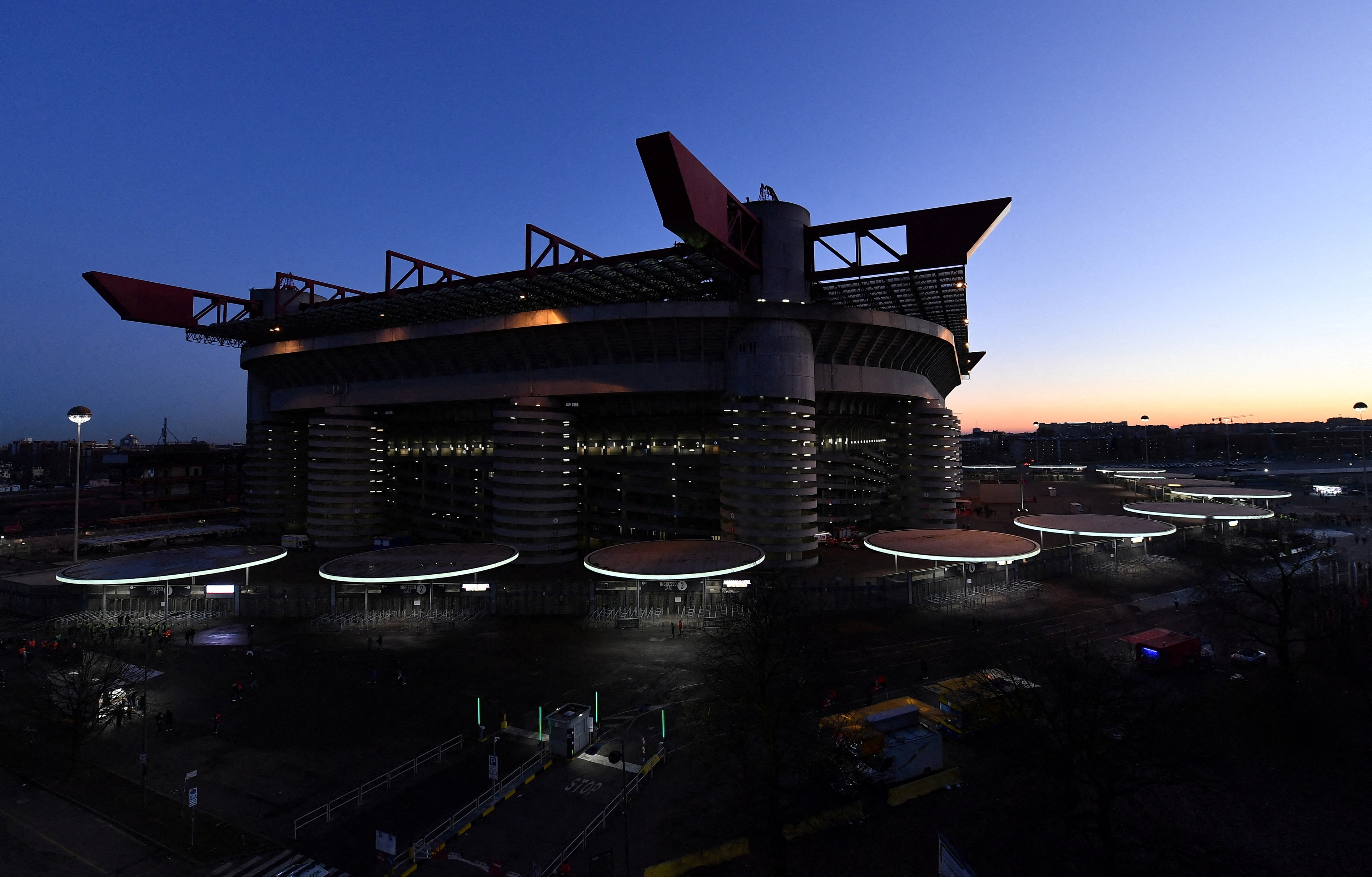 Giuseppe-Meazza crépuscule