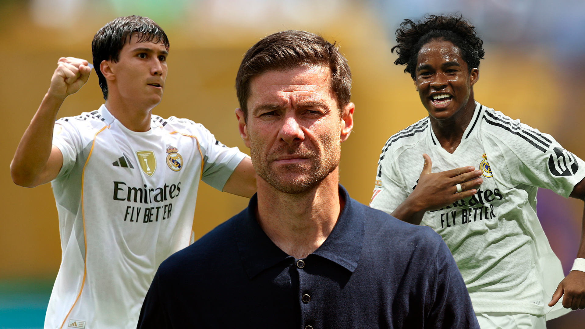 Gonzalo García, Xabi Alonso y Endrick