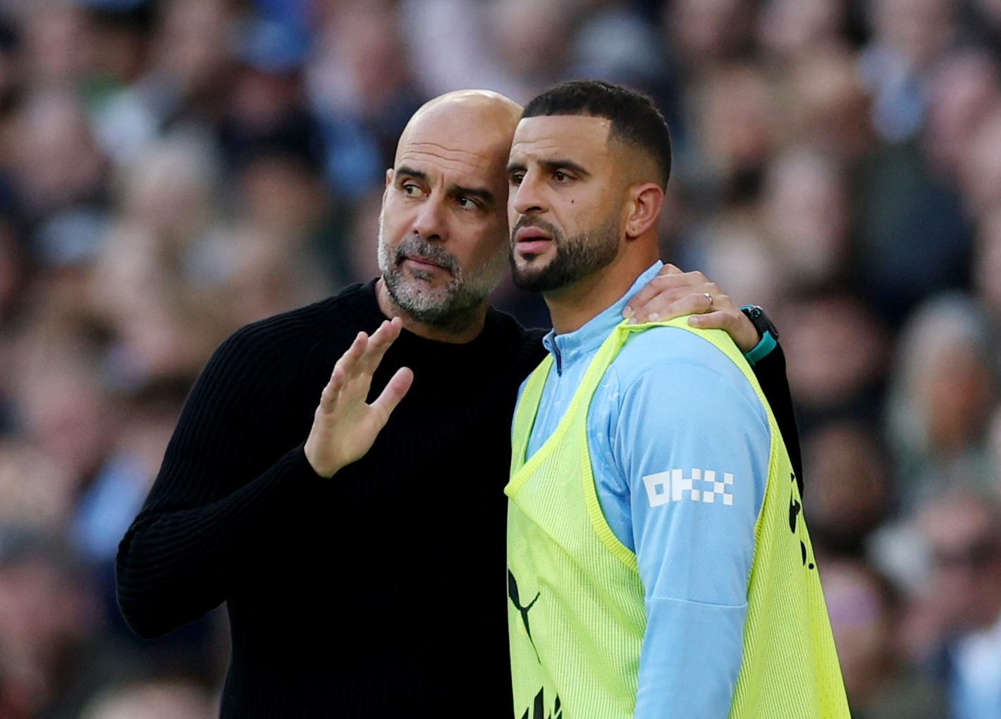 Guardiola et Walker