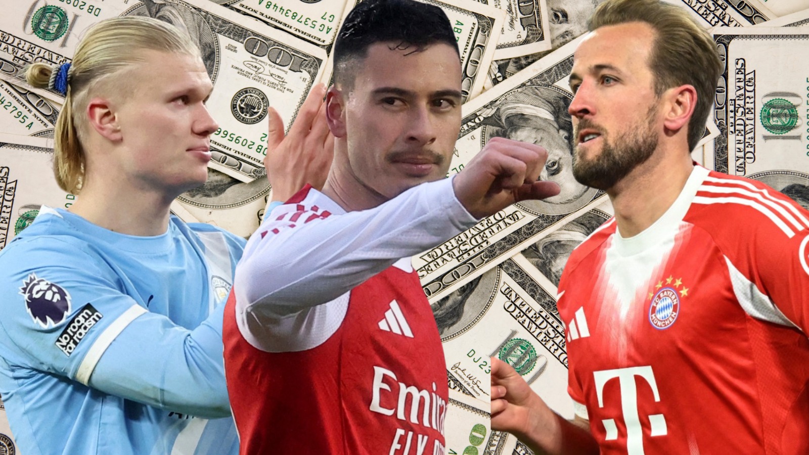 Haaland, Martinelli, Kane