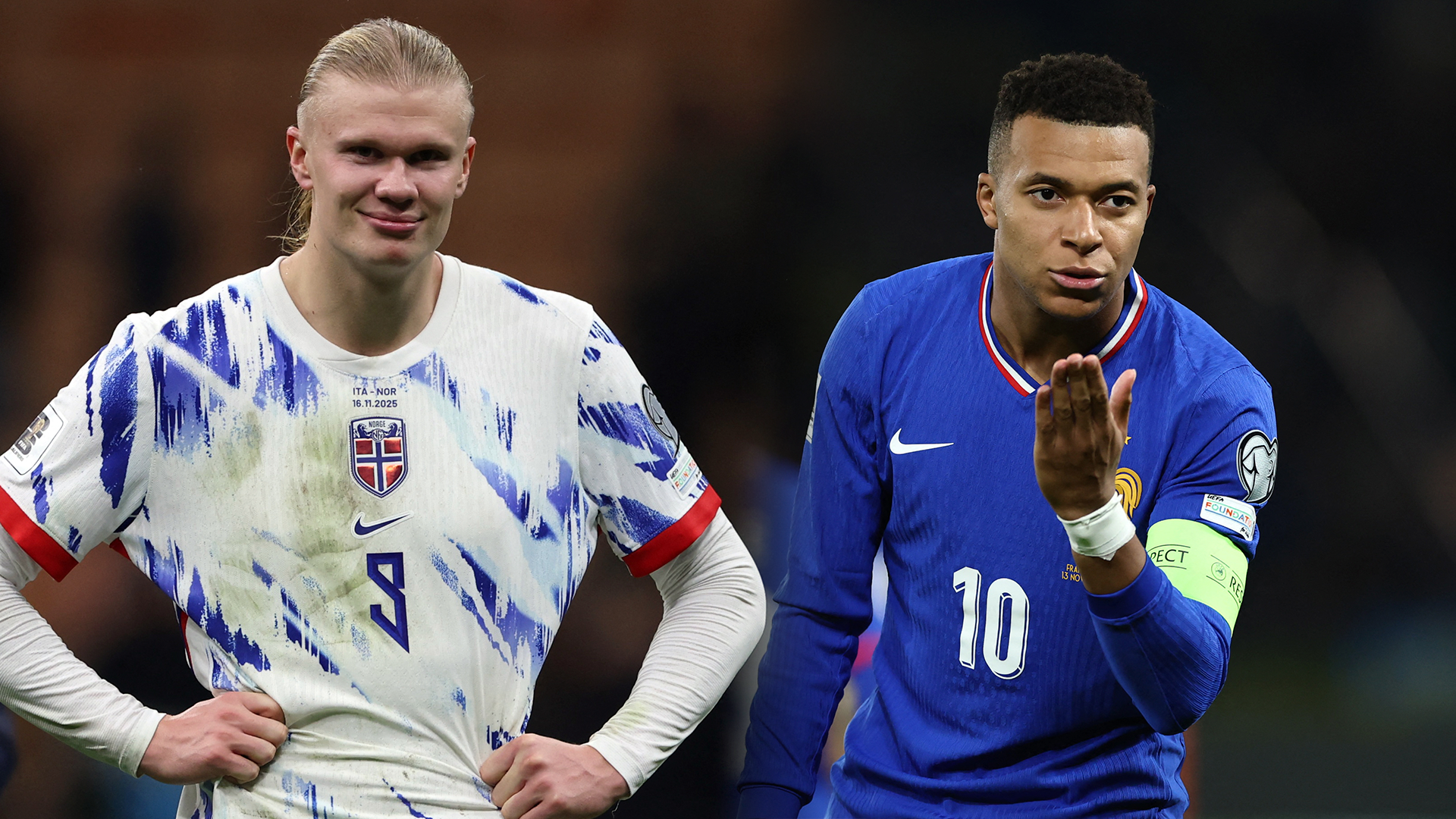 Haaland, Mbappé