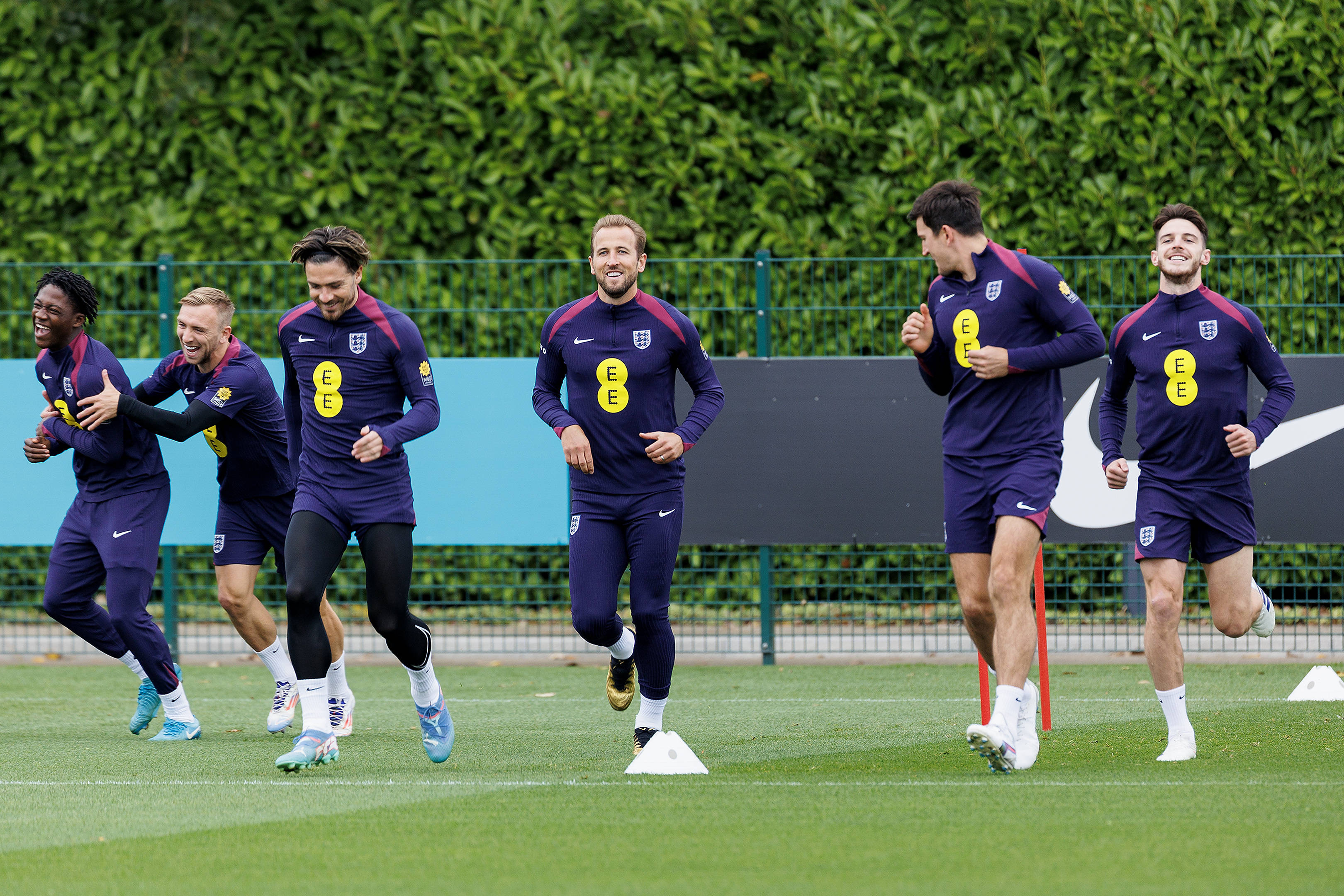 Harry Kane à l'entraînement avec l'Angleterre