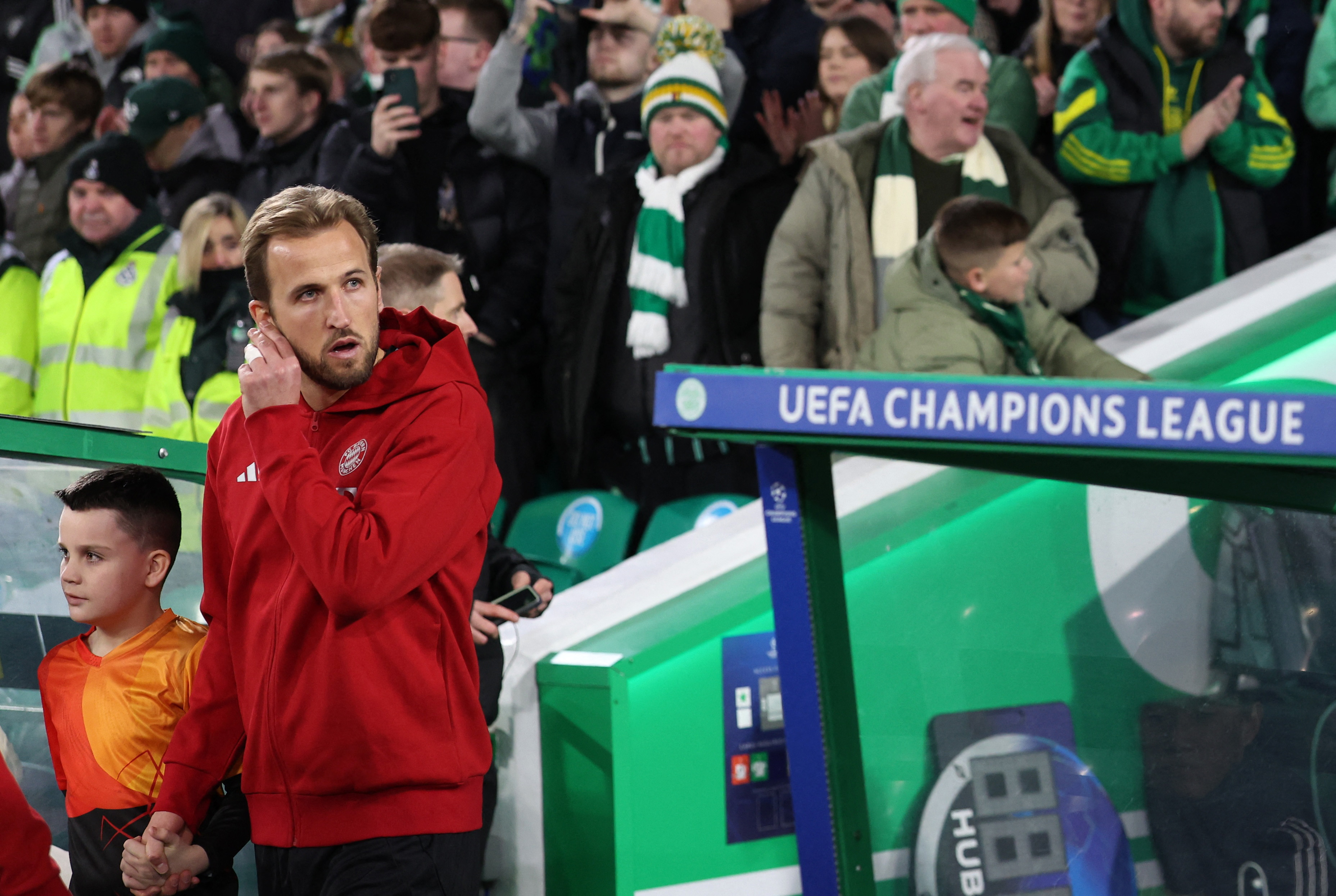 Harry Kane au Celtic Park