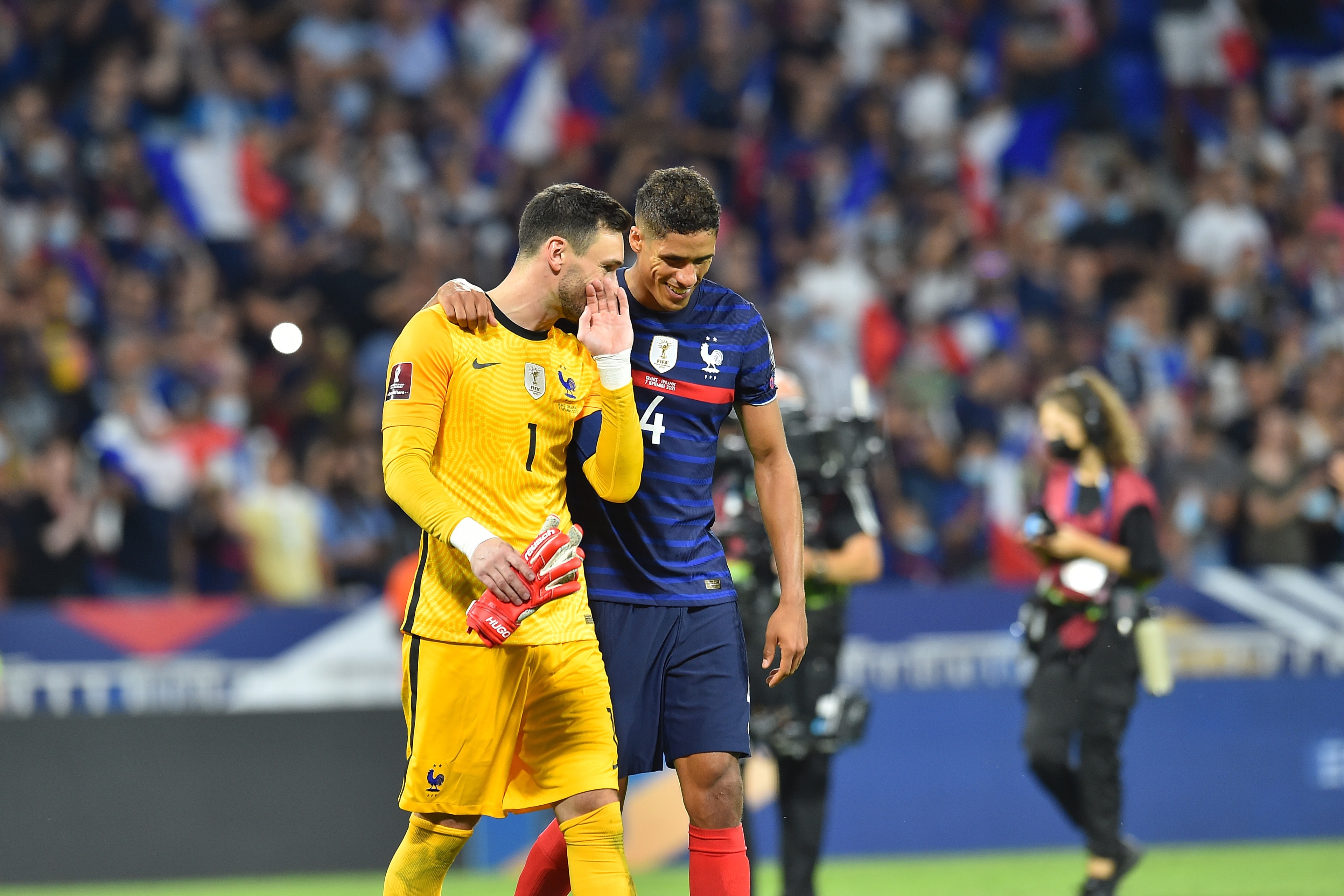 Hugo Lloris et Raphael Varane