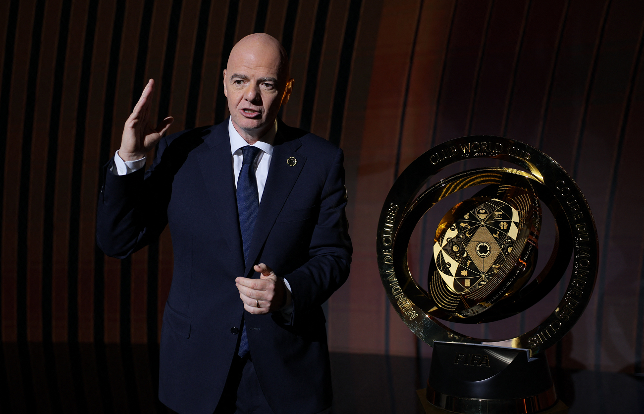 Infantino at Club World Cup draw