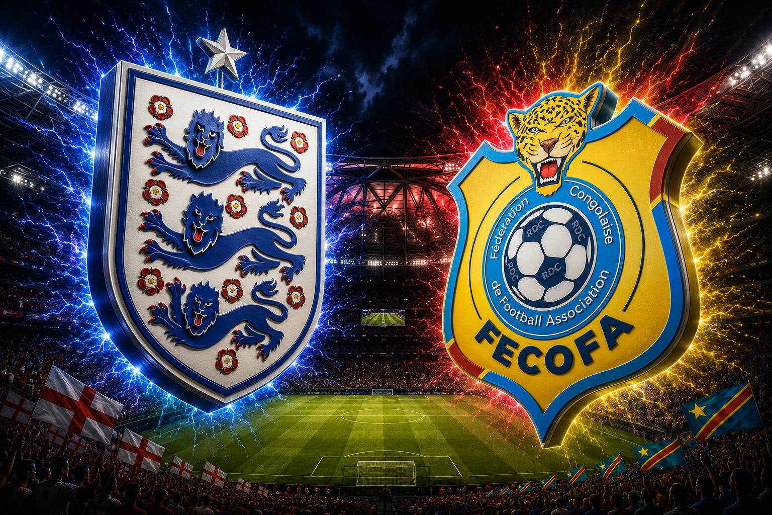 Inglaterra vs RD Congo