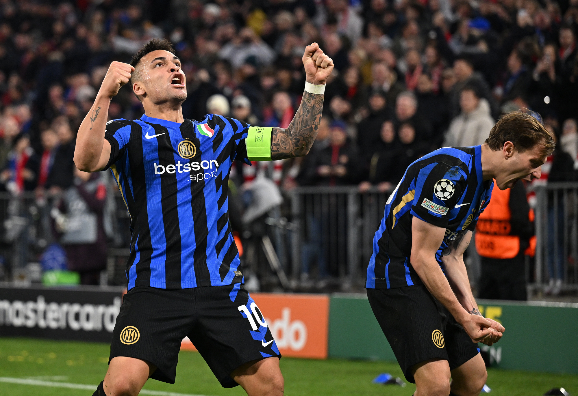 Inter Milan celebrate