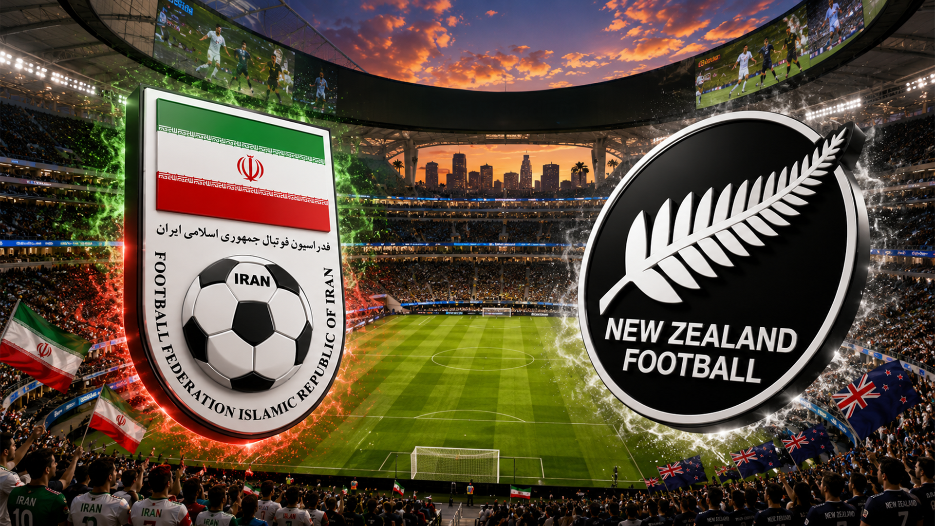 Iran vs New Zealand