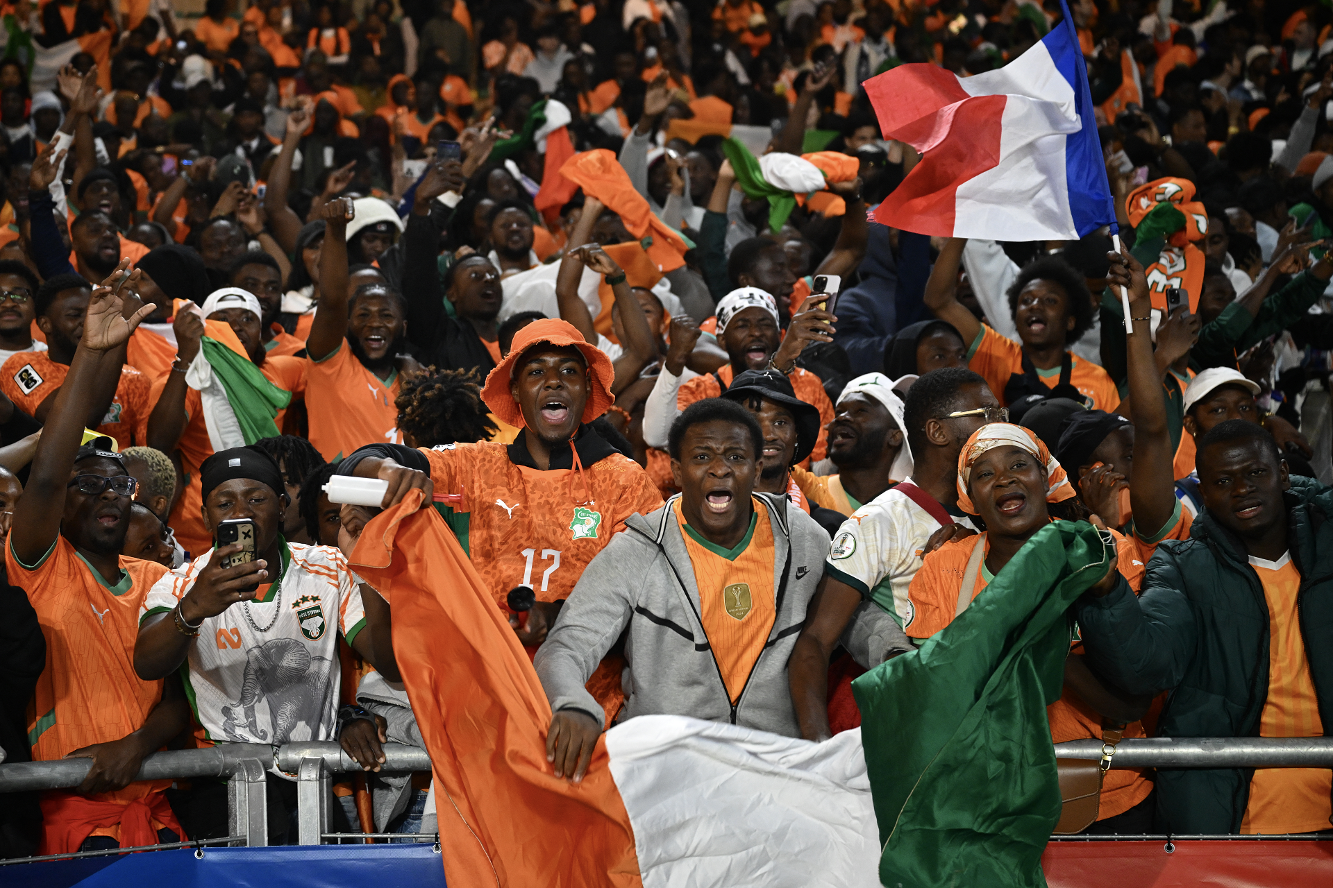 Ivory Coast supporters