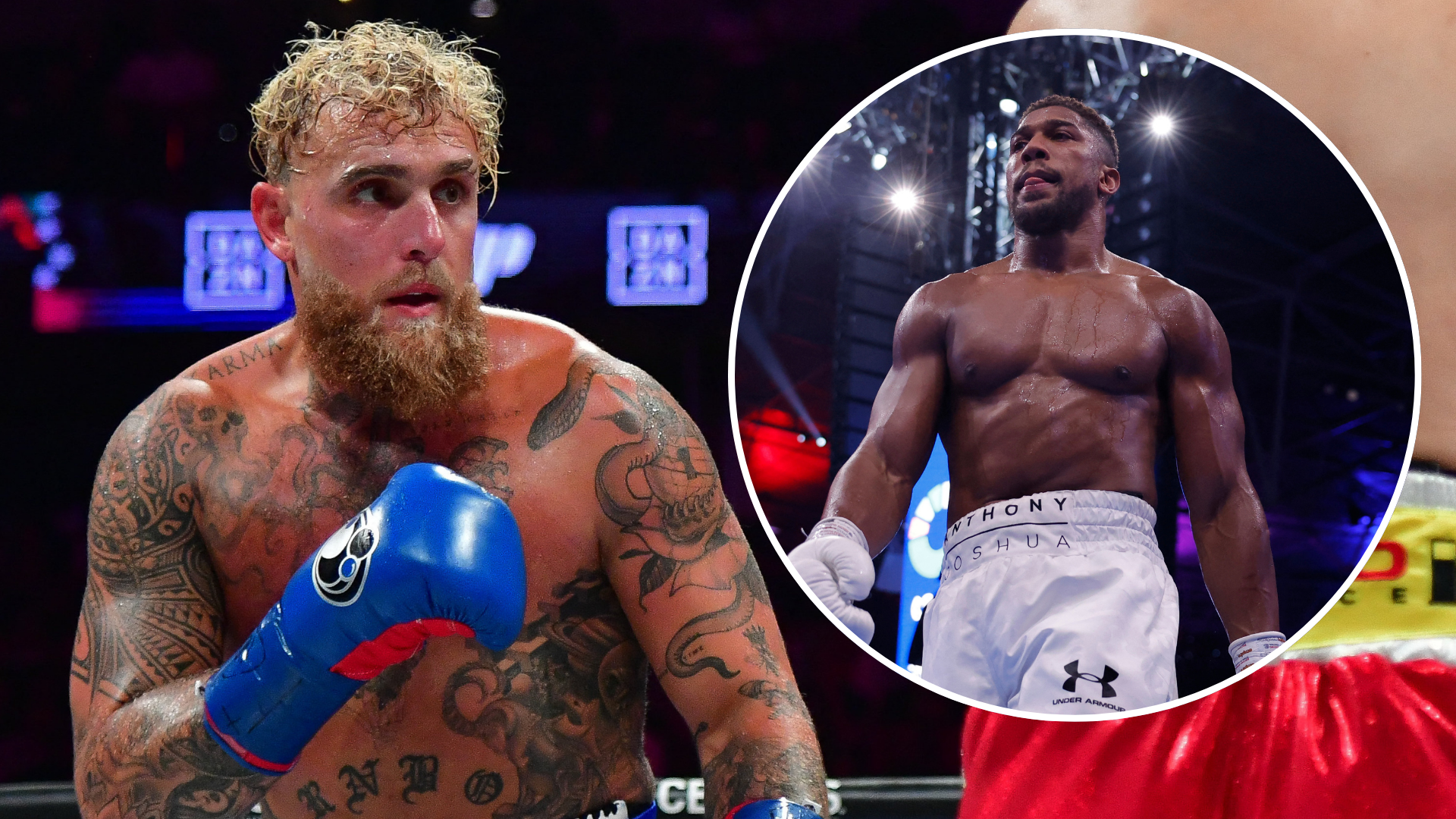 Jake Paul Anthony Joshua