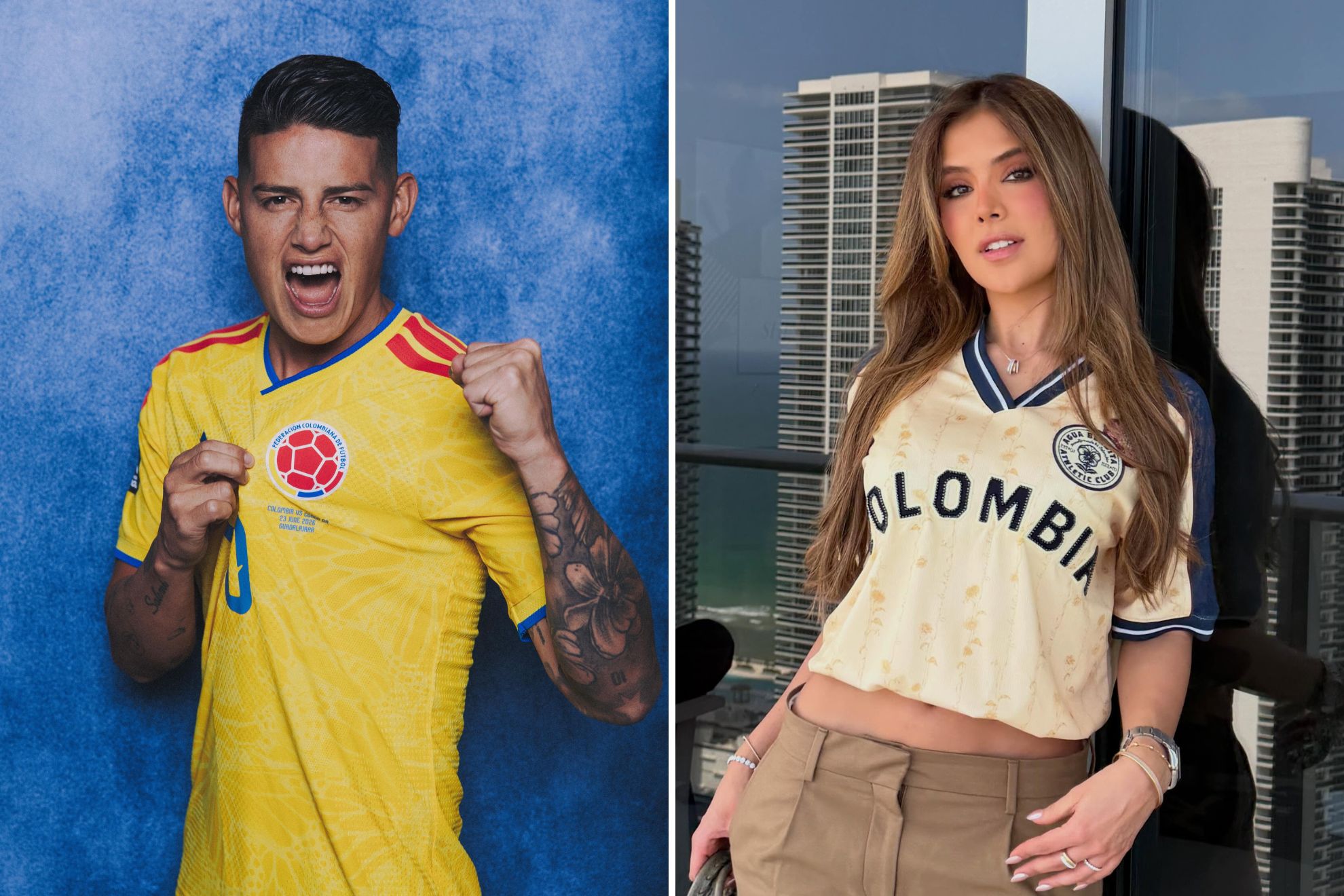James Rodríguez's love story with Luisa