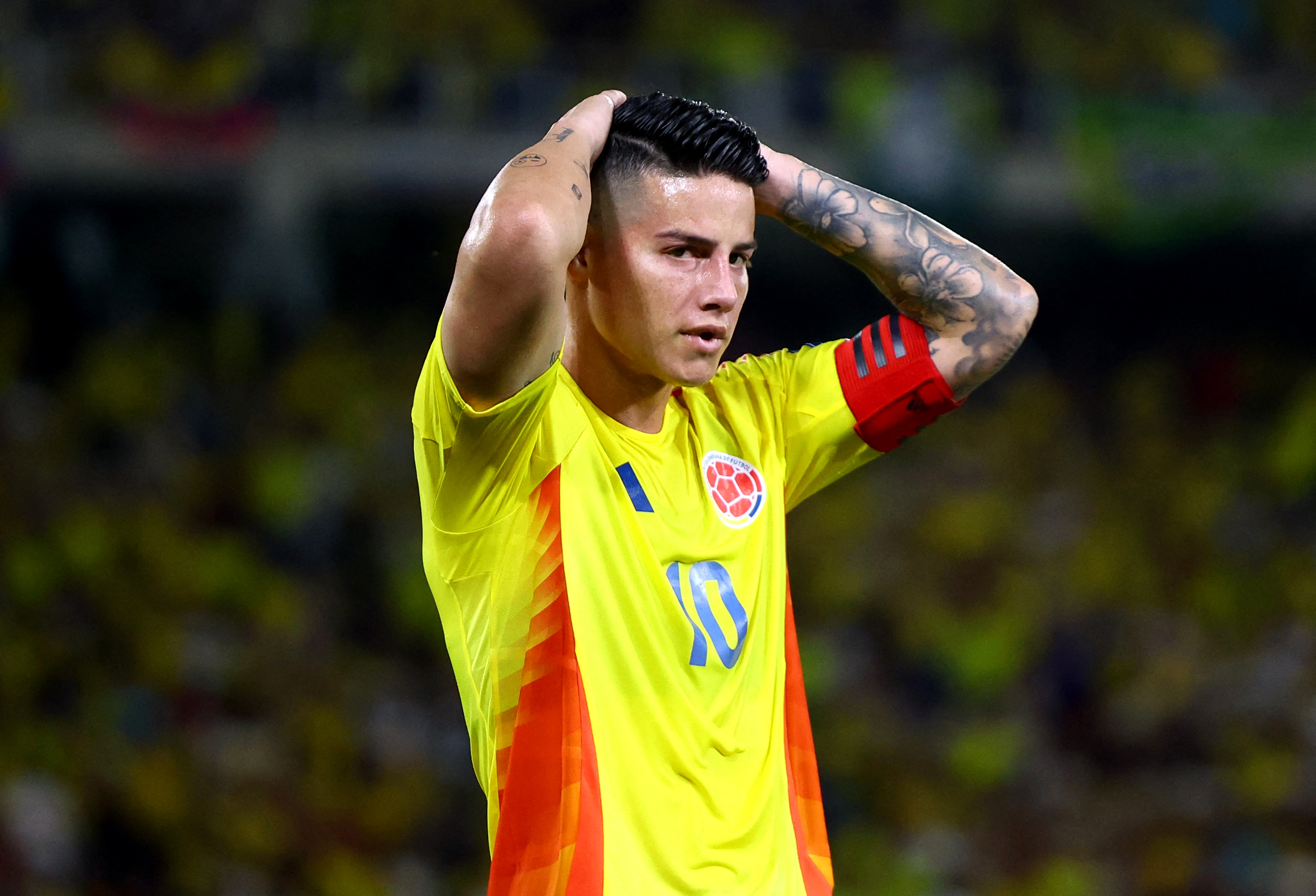 James Rodriguez Colombie dépit