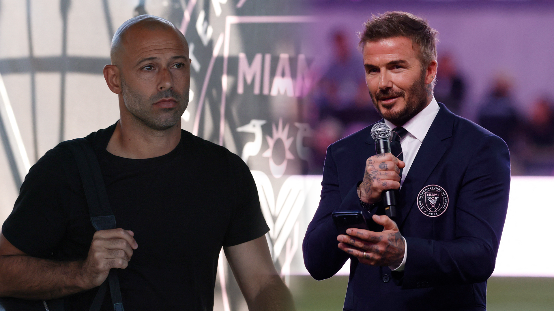 Javier Mascherano, David Beckham