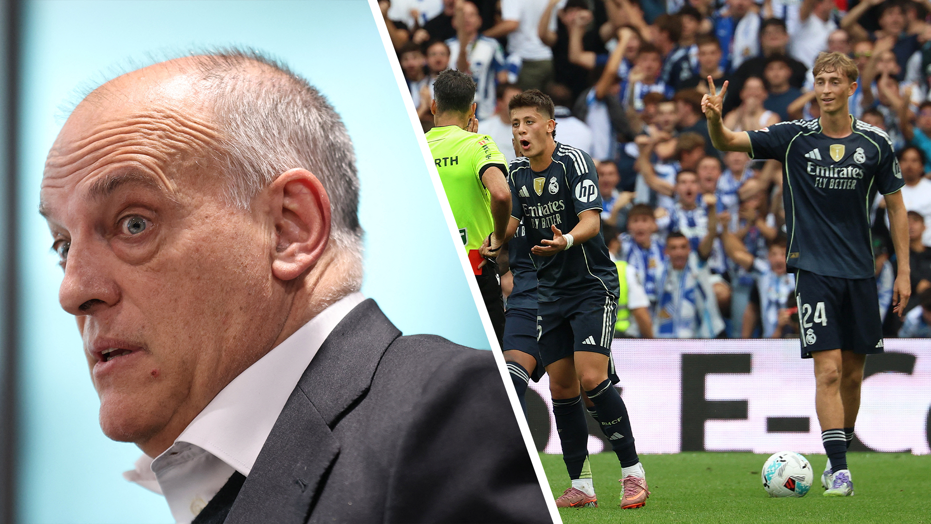 Javier Tebas, Real Madrid