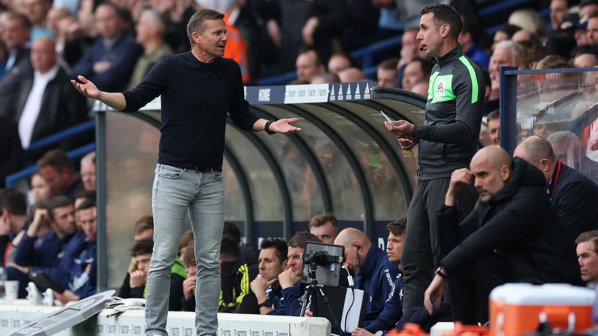 Jesse Marsch managing Leeds United