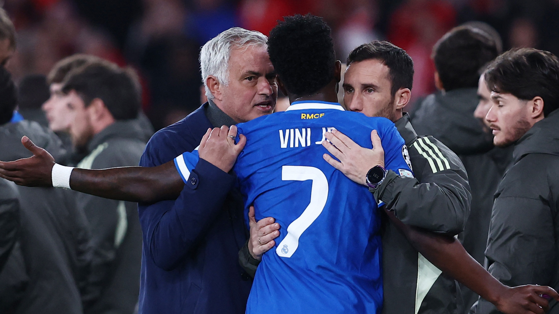 José Mourinho y Vinicius