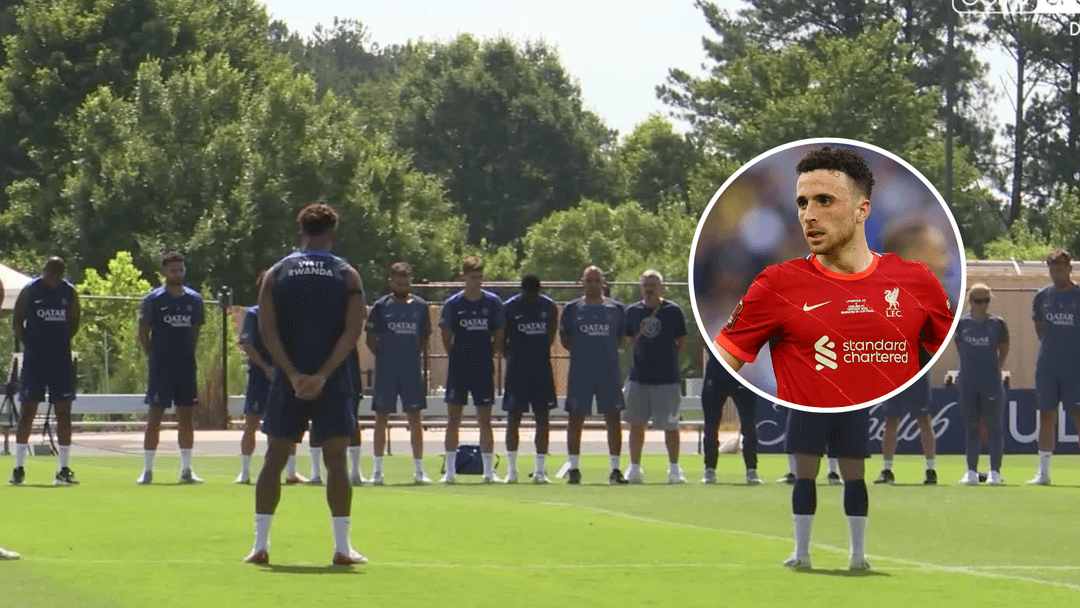 PSG Pays Tribute to Diogo Jota With an Emotional Minute of Silence ...