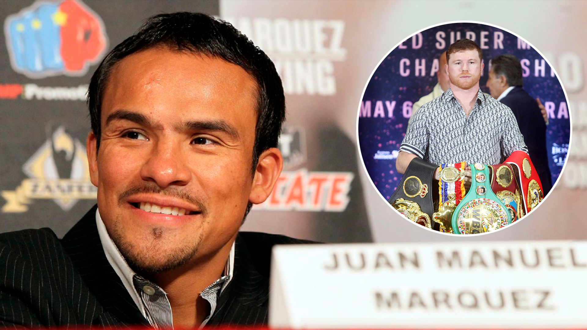 Juan Manuel Márquez y Saúl Canelo Álvarez