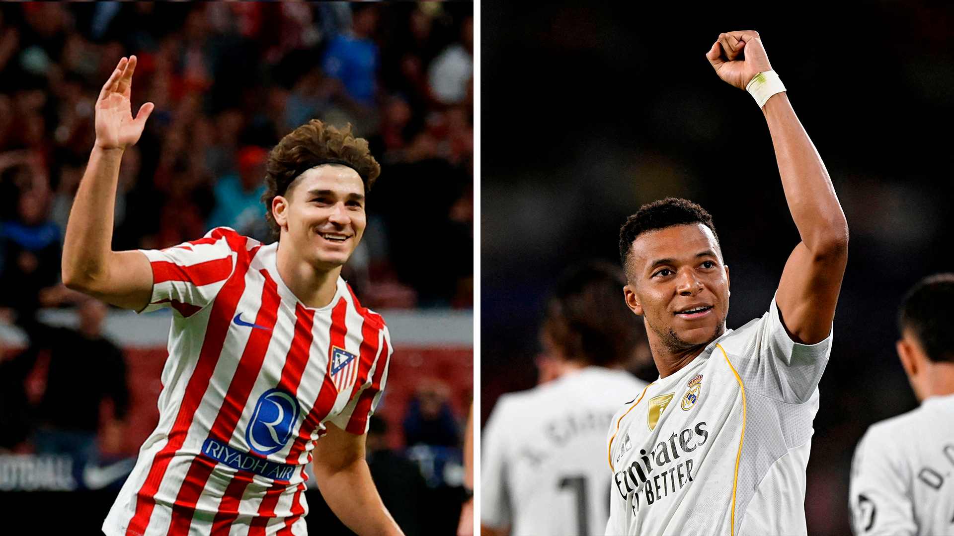Julián Álvarez y Kylian Mbappé