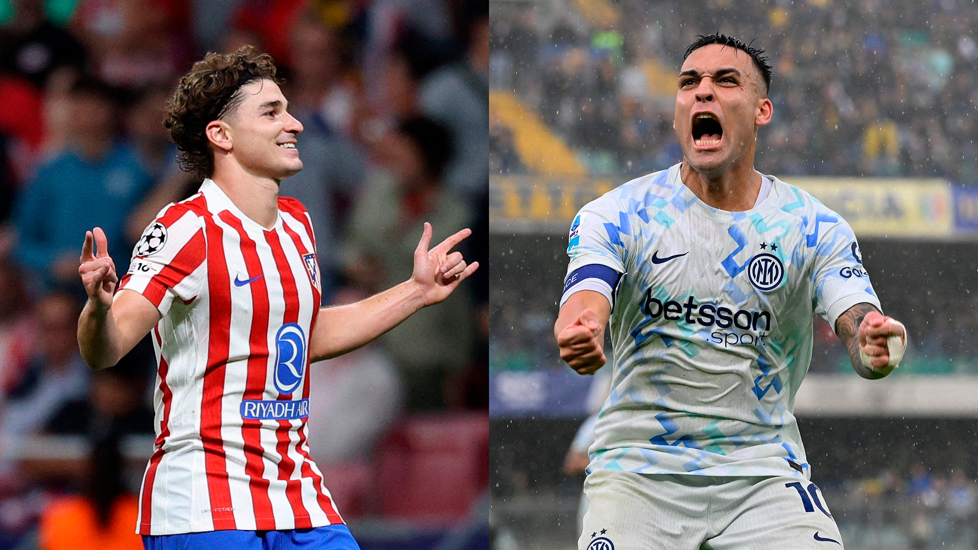 Julián Álvarez y Lautaro Martínez